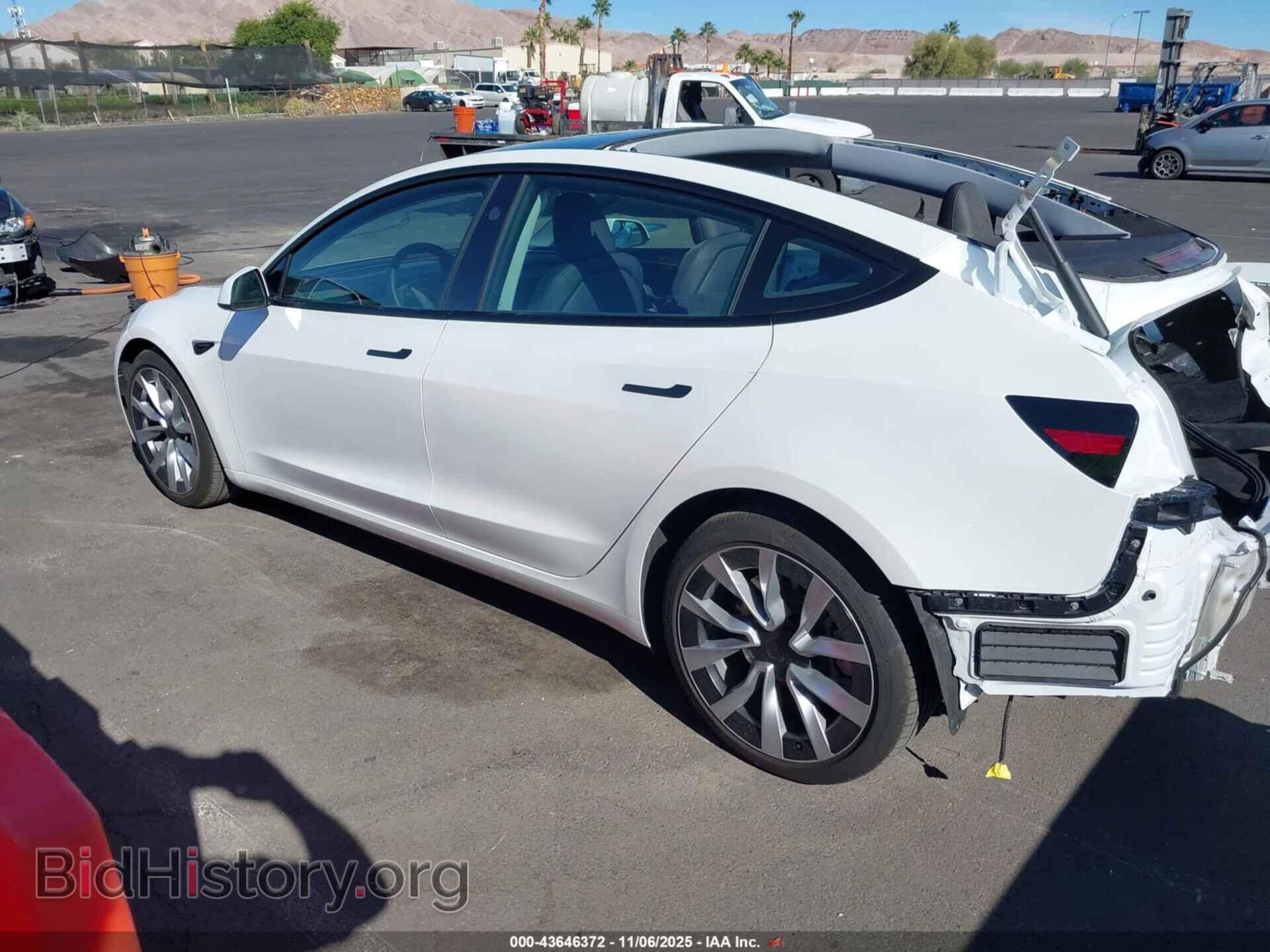 2025 TESLA MODEL 3 - VIN: 5YJ3E1EB6SF938863 - Фото 3