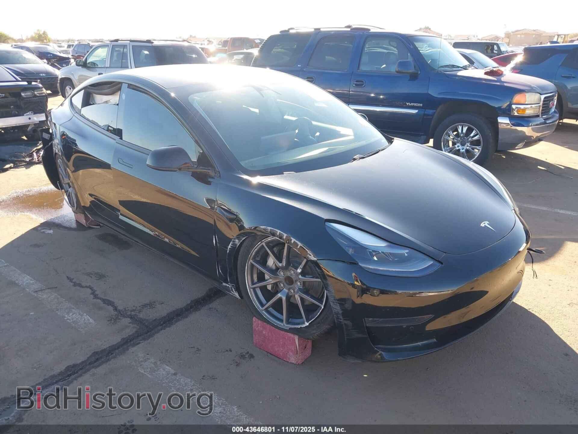 Photo 5YJ3E1EA8MF930242 - TESLA MODEL 3 2021