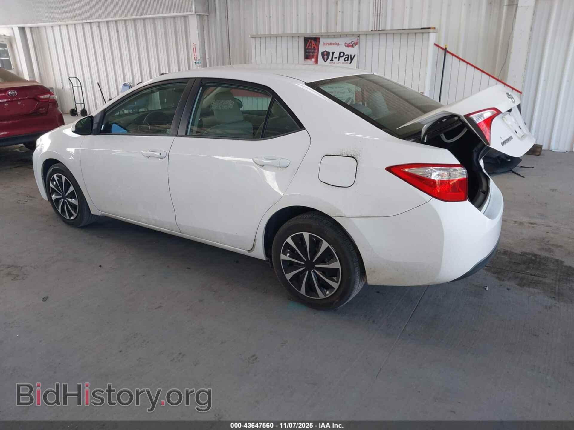 2015 TOYOTA COROLLA - VIN: 2T1BURHE2FC460437 - Фото 3