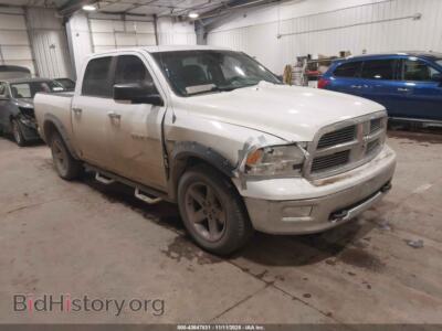 2012 RAM 1500 SLT, белый — VIN 1C6RD7LT8CS305076, IAAI