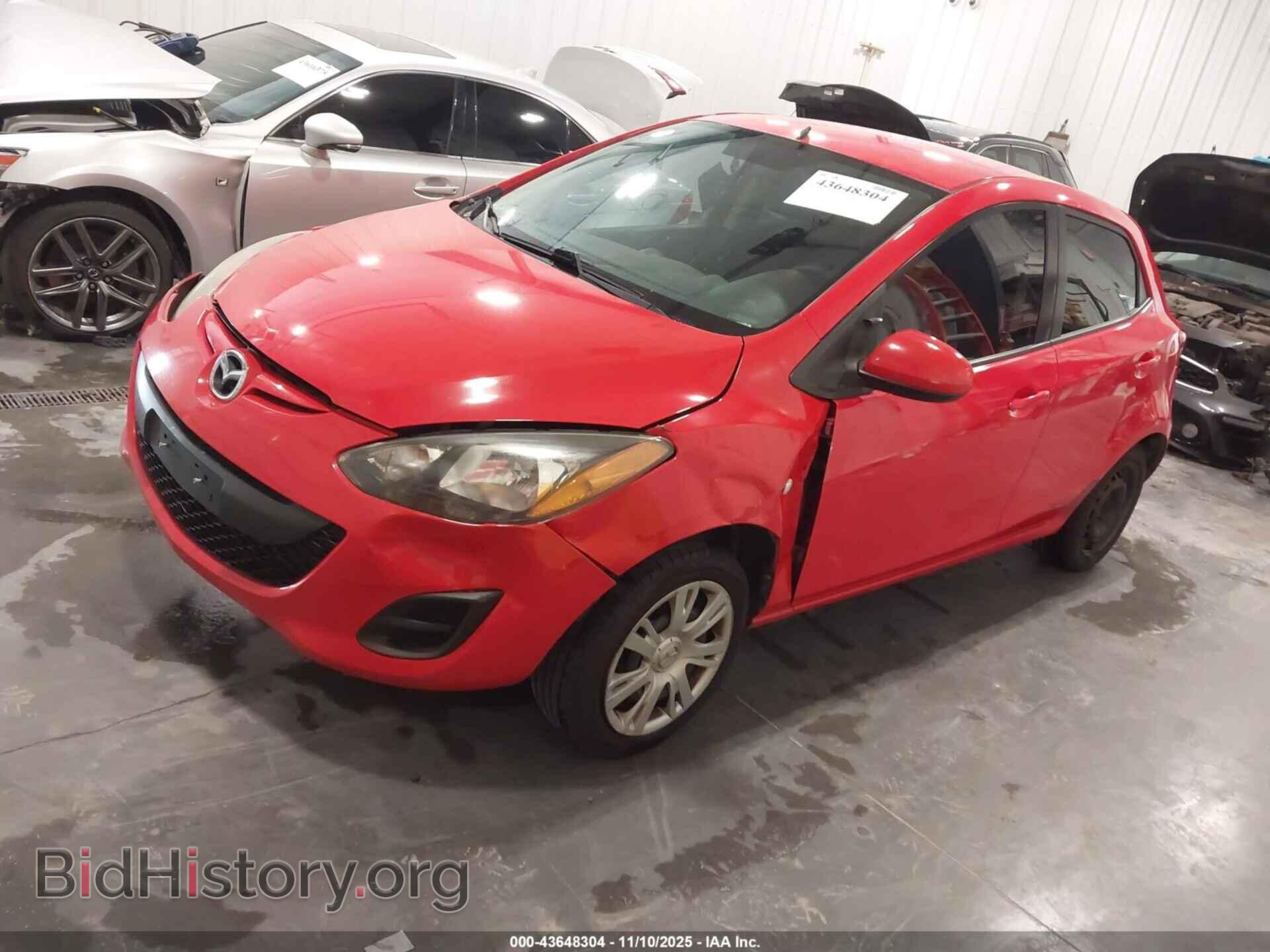2013 MAZDA MAZDA2 - VIN: JM1DE1KY1D0168375 - Фото 2