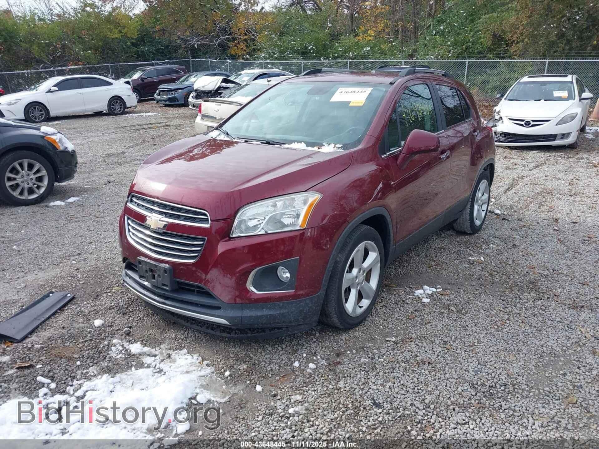 2016 CHEVROLET TRAX - VIN: 3GNCJMSB3GL253821 - Фото 2