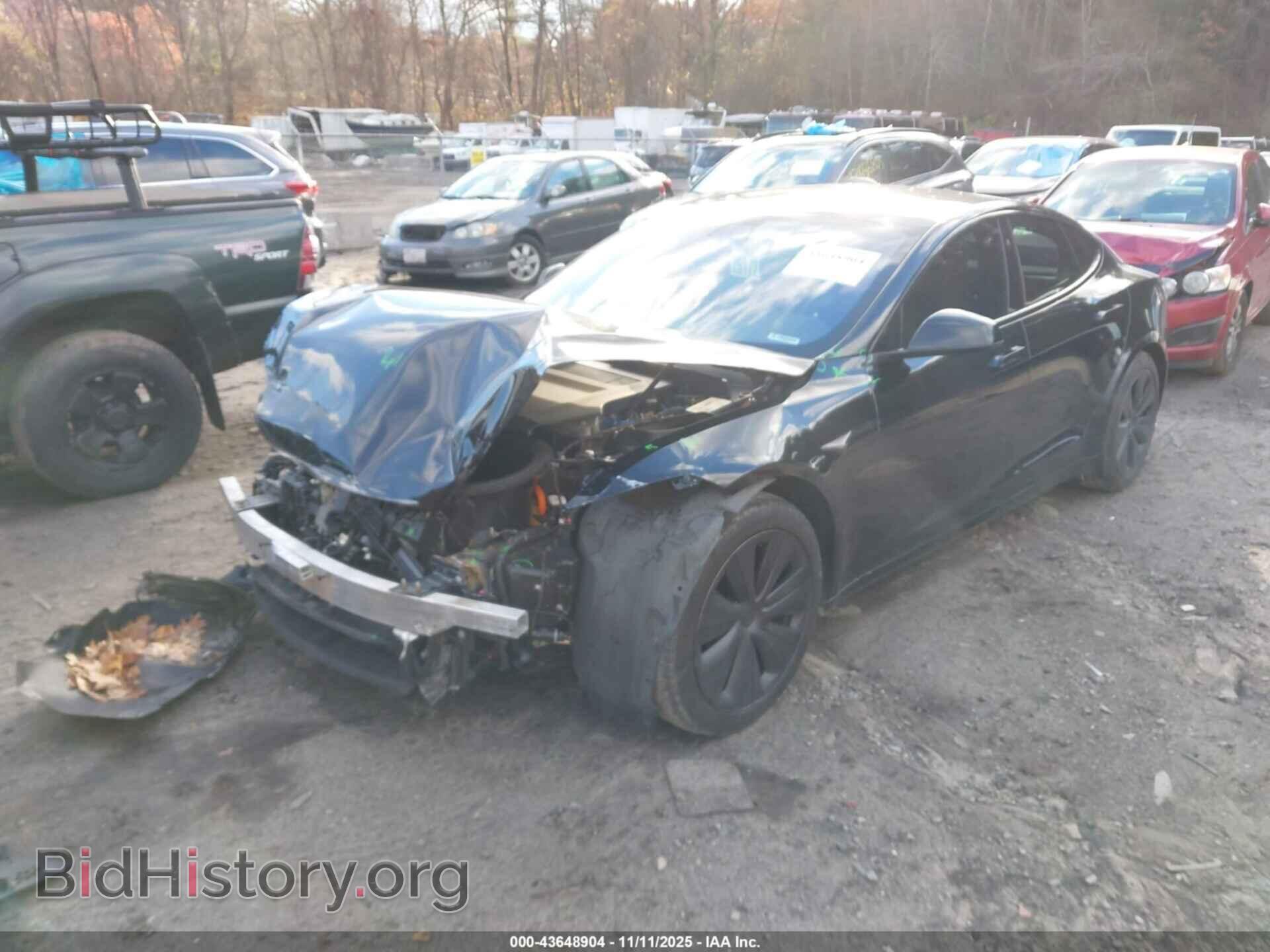 2022 TESLA MODEL S - VIN: 5YJSA1E53NF488045 - Фото 2