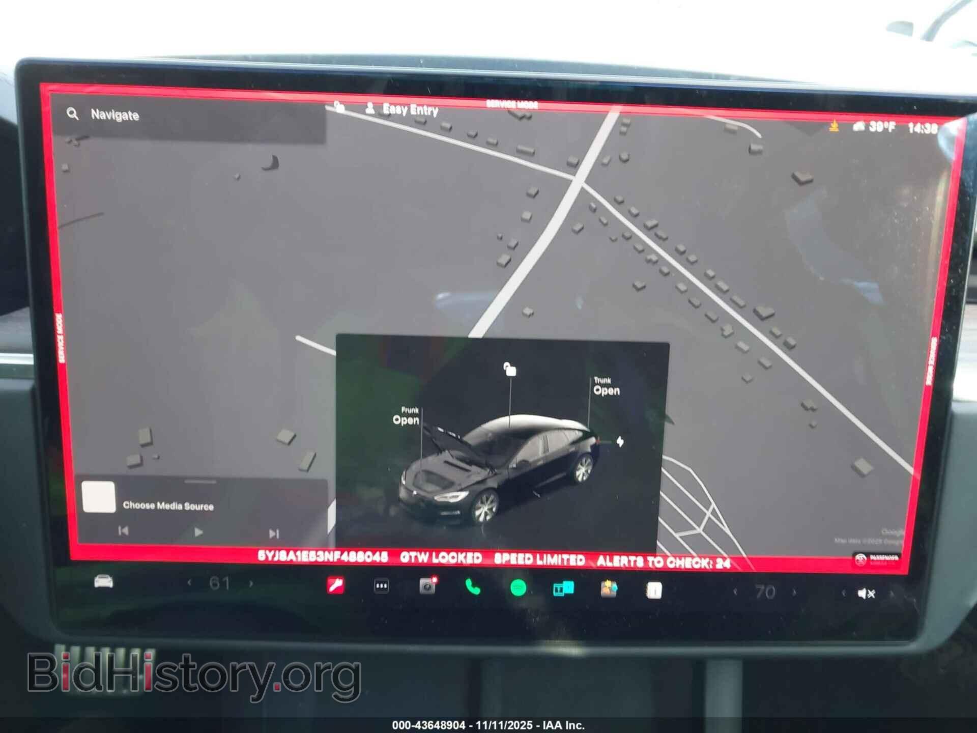 2022 TESLA MODEL S - VIN: 5YJSA1E53NF488045 - Фото 18