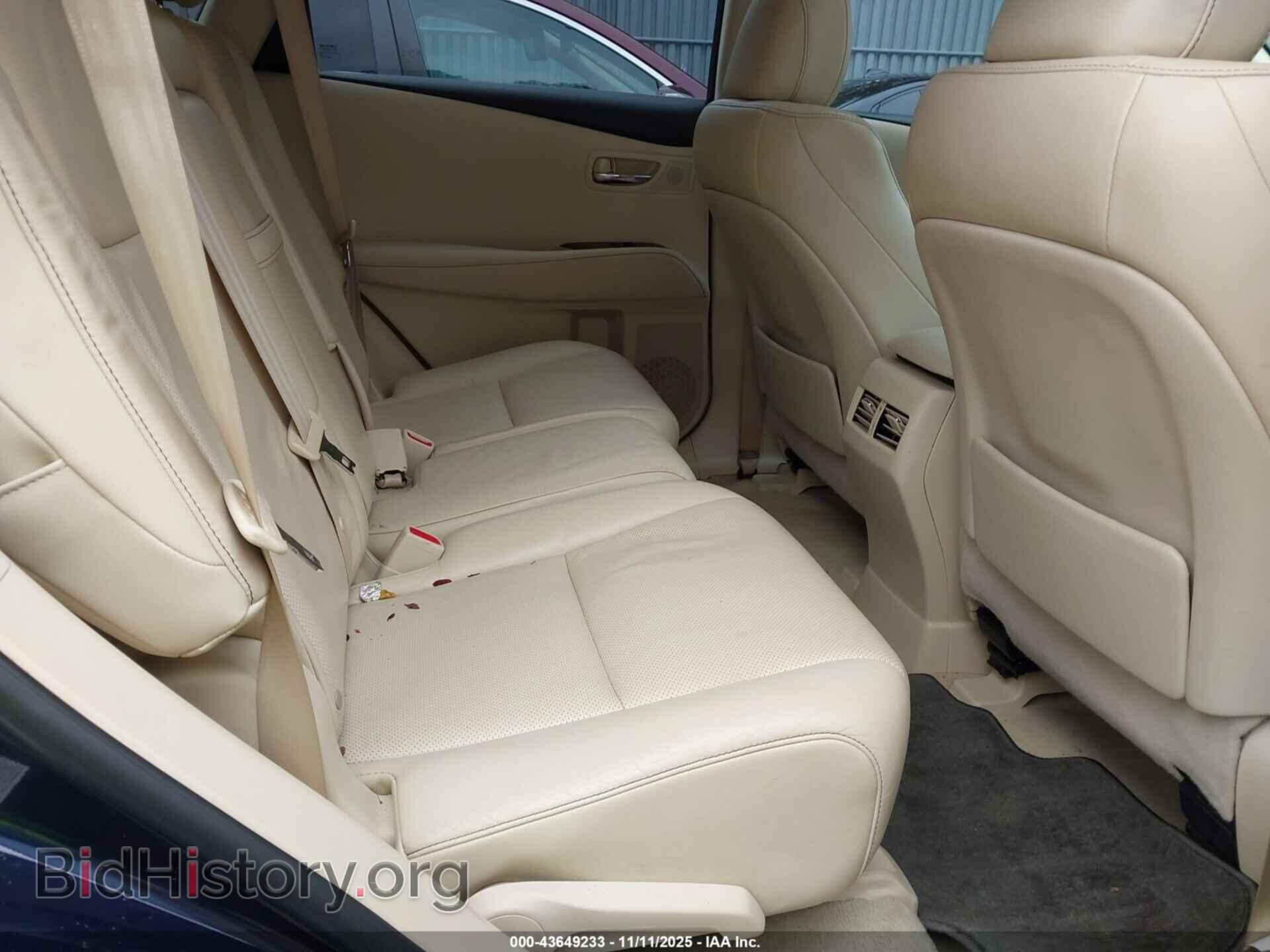 2013 LEXUS RX 350 - VIN: 2T2BK1BA3DC168043 - Фото 8