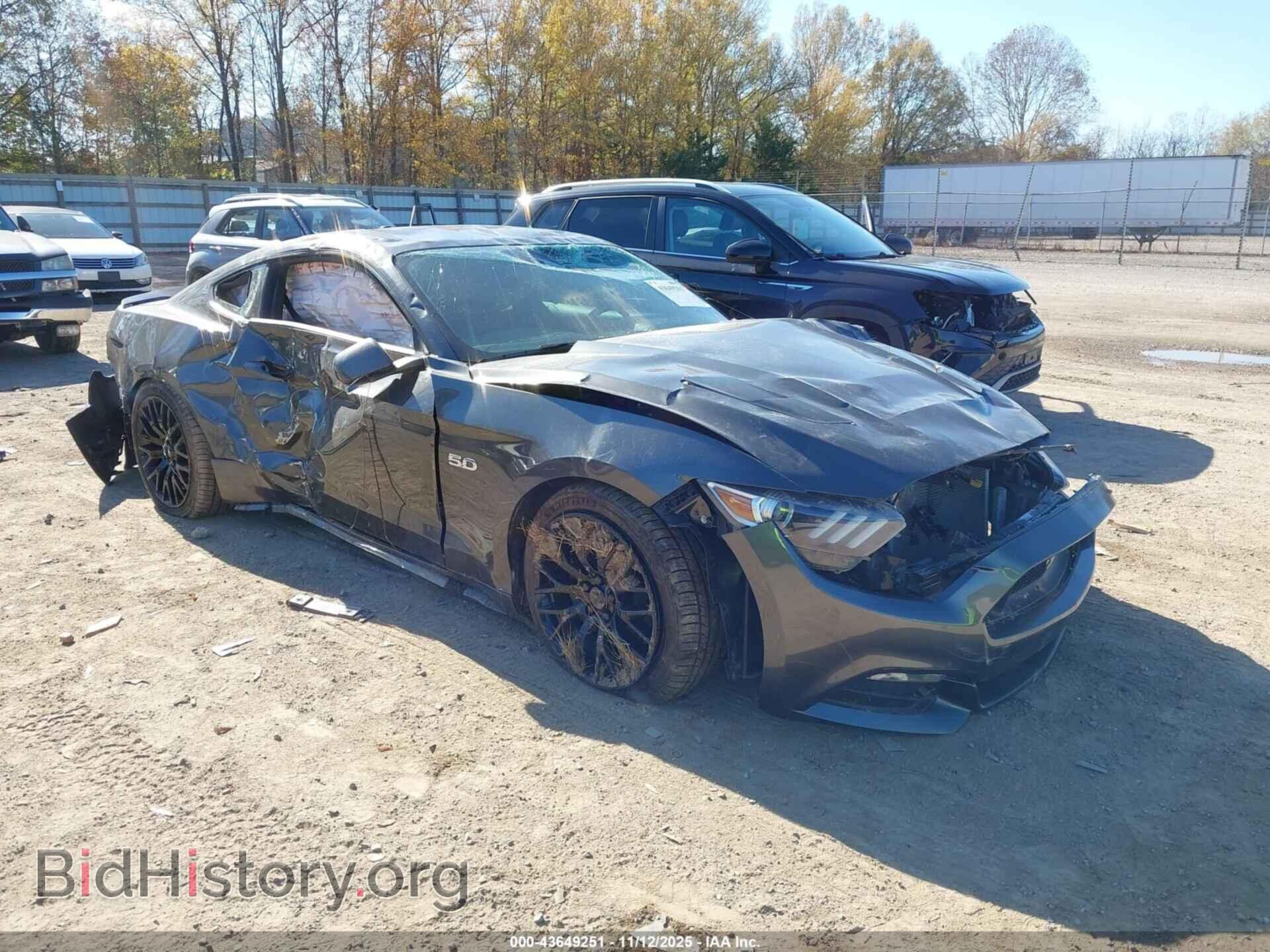 Фотография 1FA6P8CF5H5336445 - FORD MUSTANG 2017