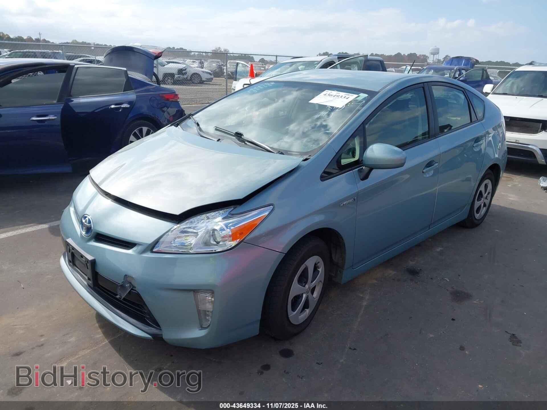2014 TOYOTA PRIUS - VIN: JTDKN3DU3E1789285 - Фото 2