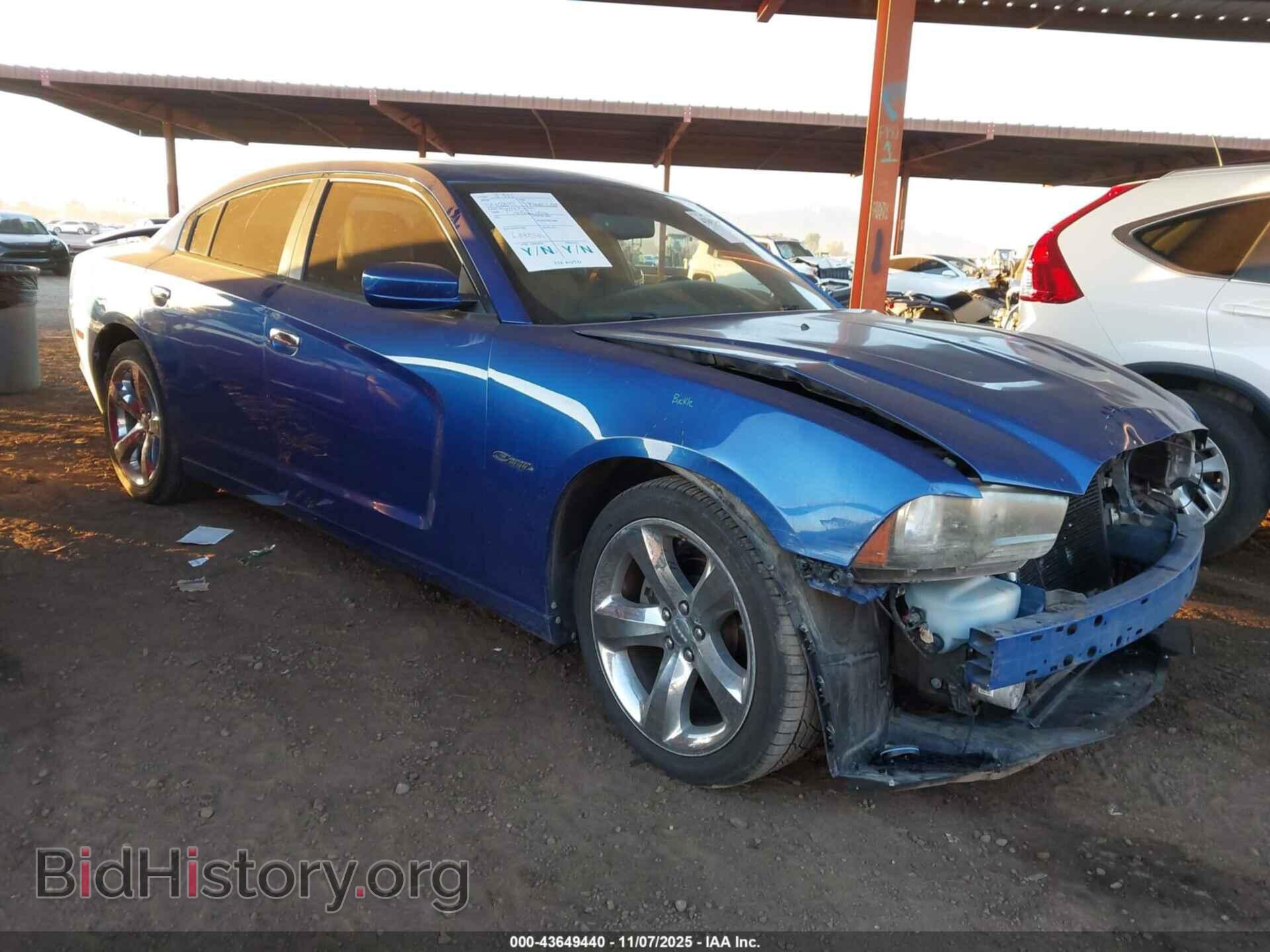 Photo 2C3CDXHG7CH244437 - DODGE CHARGER 2012
