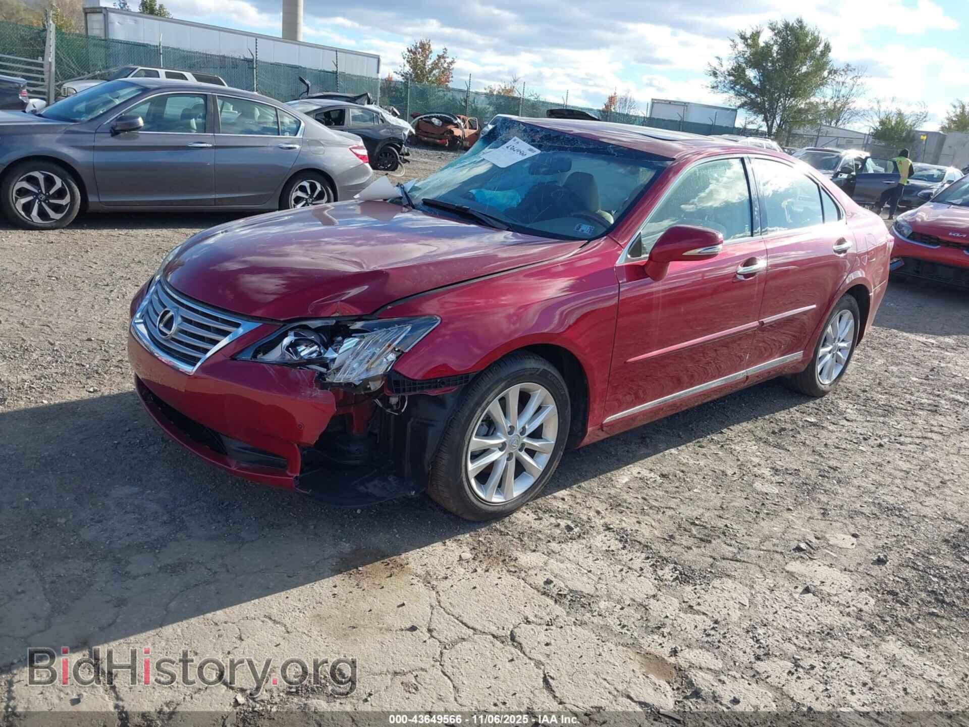 2012 LEXUS ES 350 - VIN: JTHBK1EGXC2497709 - Фото 2
