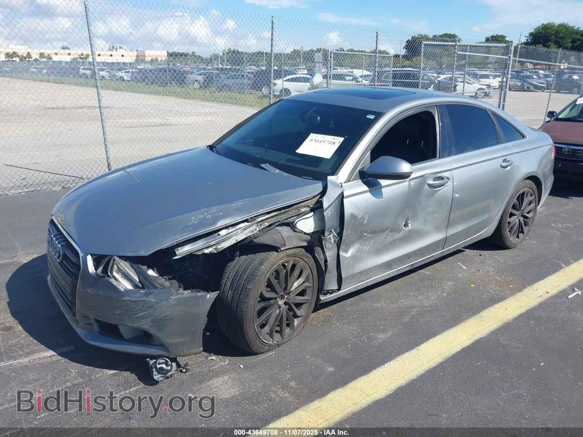 2014 AUDI A6 - VIN: WAUGFAFC9EN102960 - Фото 2