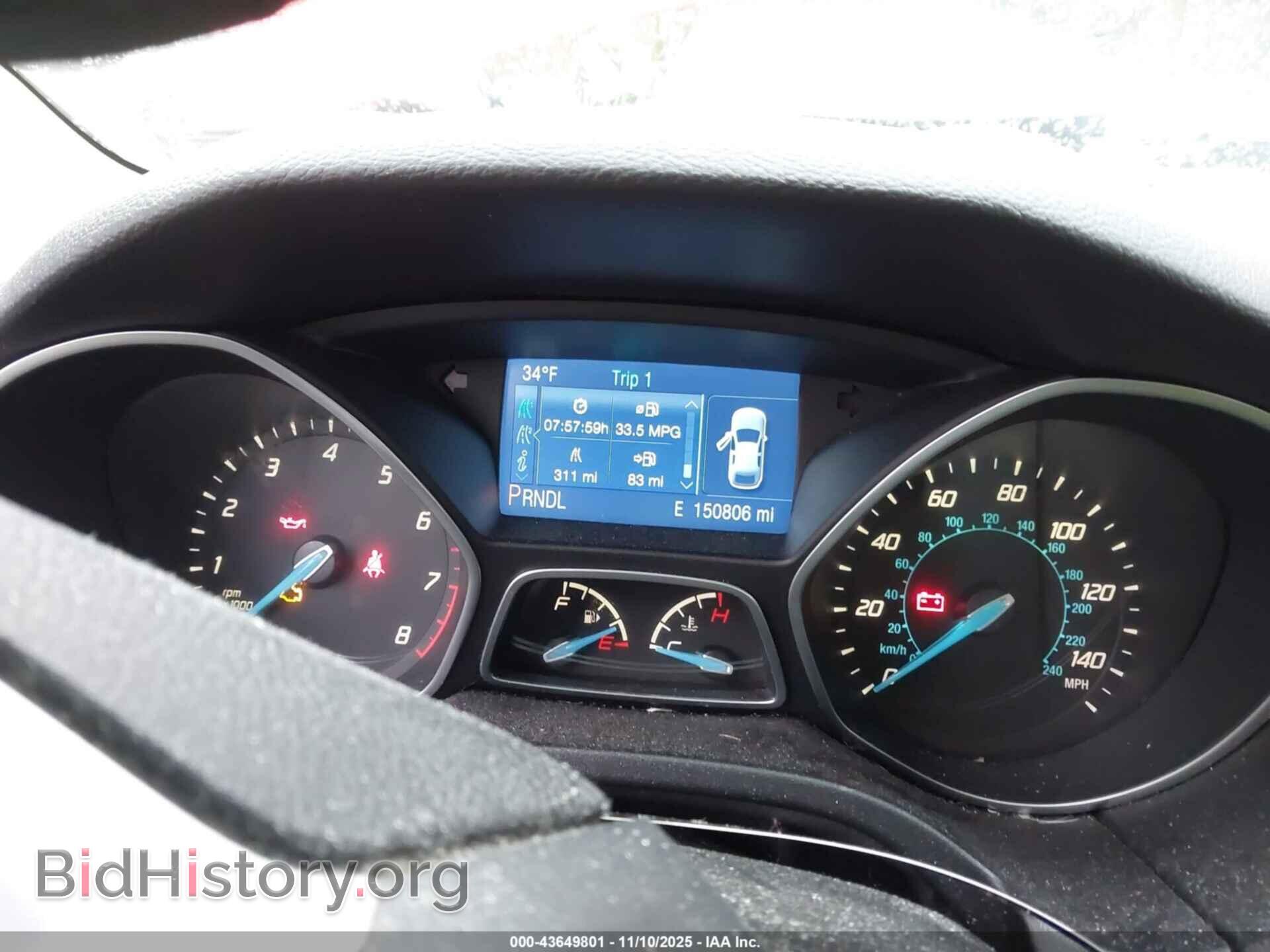 2014 FORD FOCUS - VIN: 1FADP3F27EL245204 - Фото 7