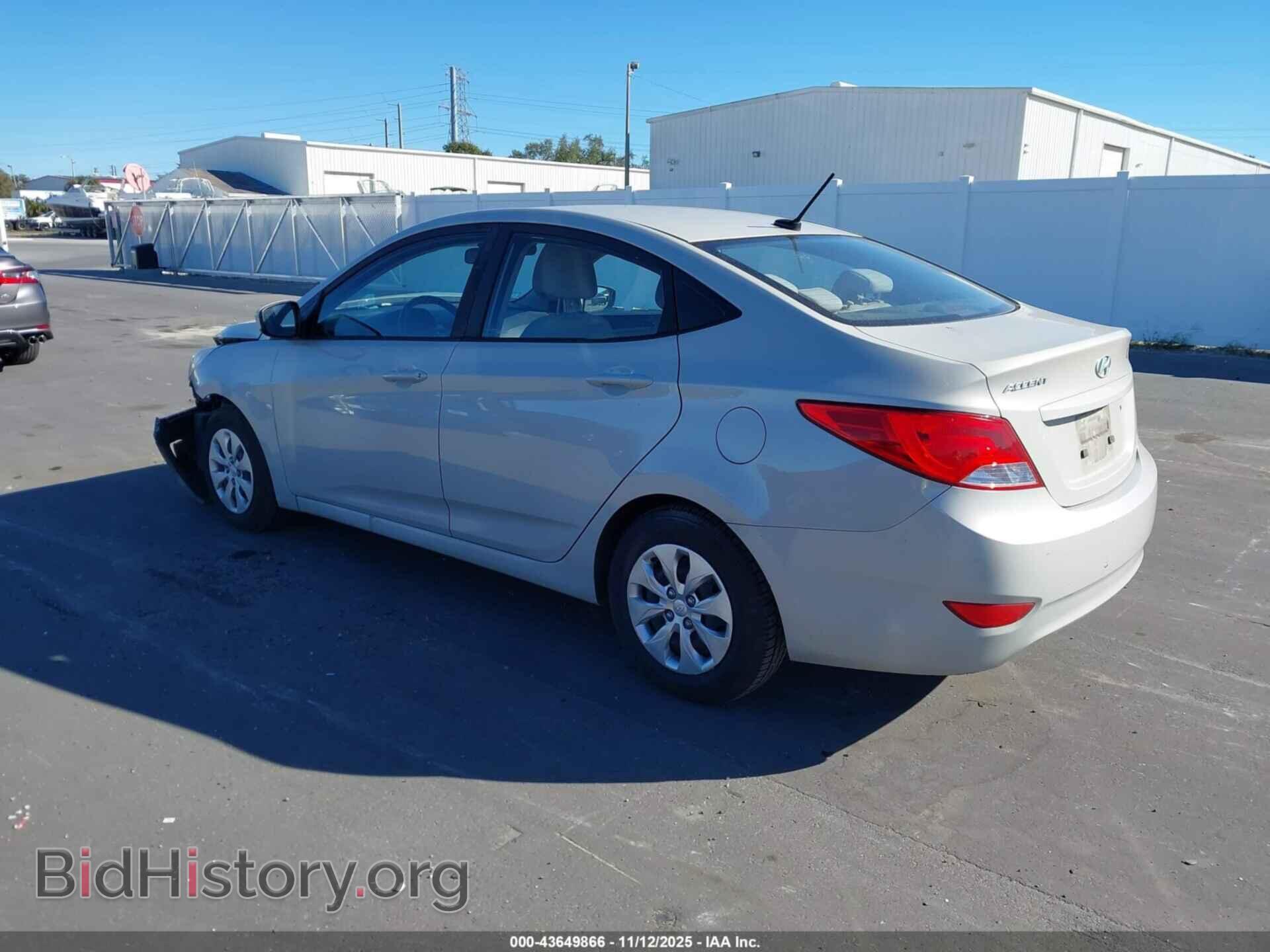 2016 HYUNDAI ACCENT - VIN: KMHCT4AE1GU078601 - Фото 3