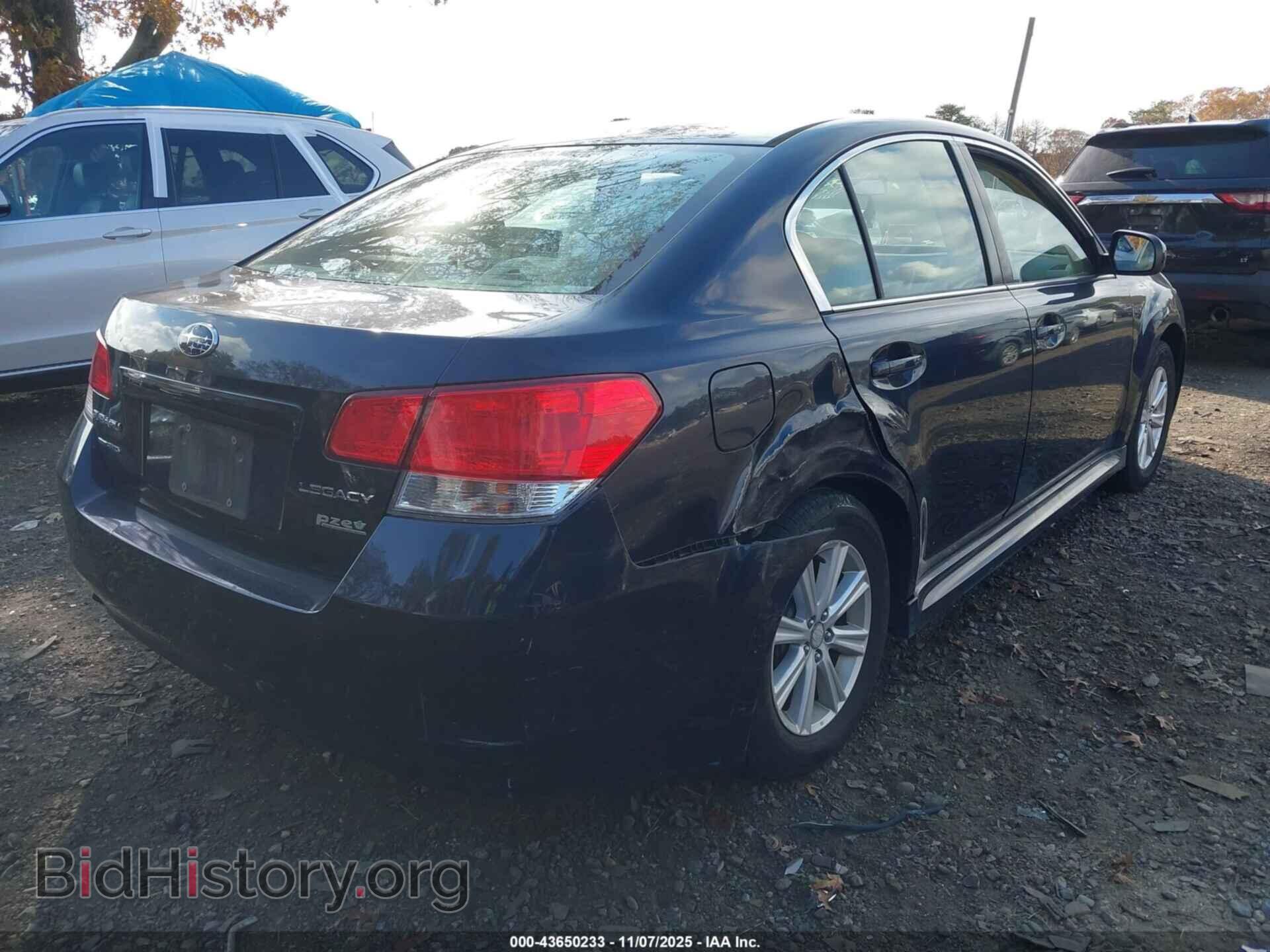 2012 SUBARU LEGACY - VIN: 4S3BMBC60C3040087 - Фото 4