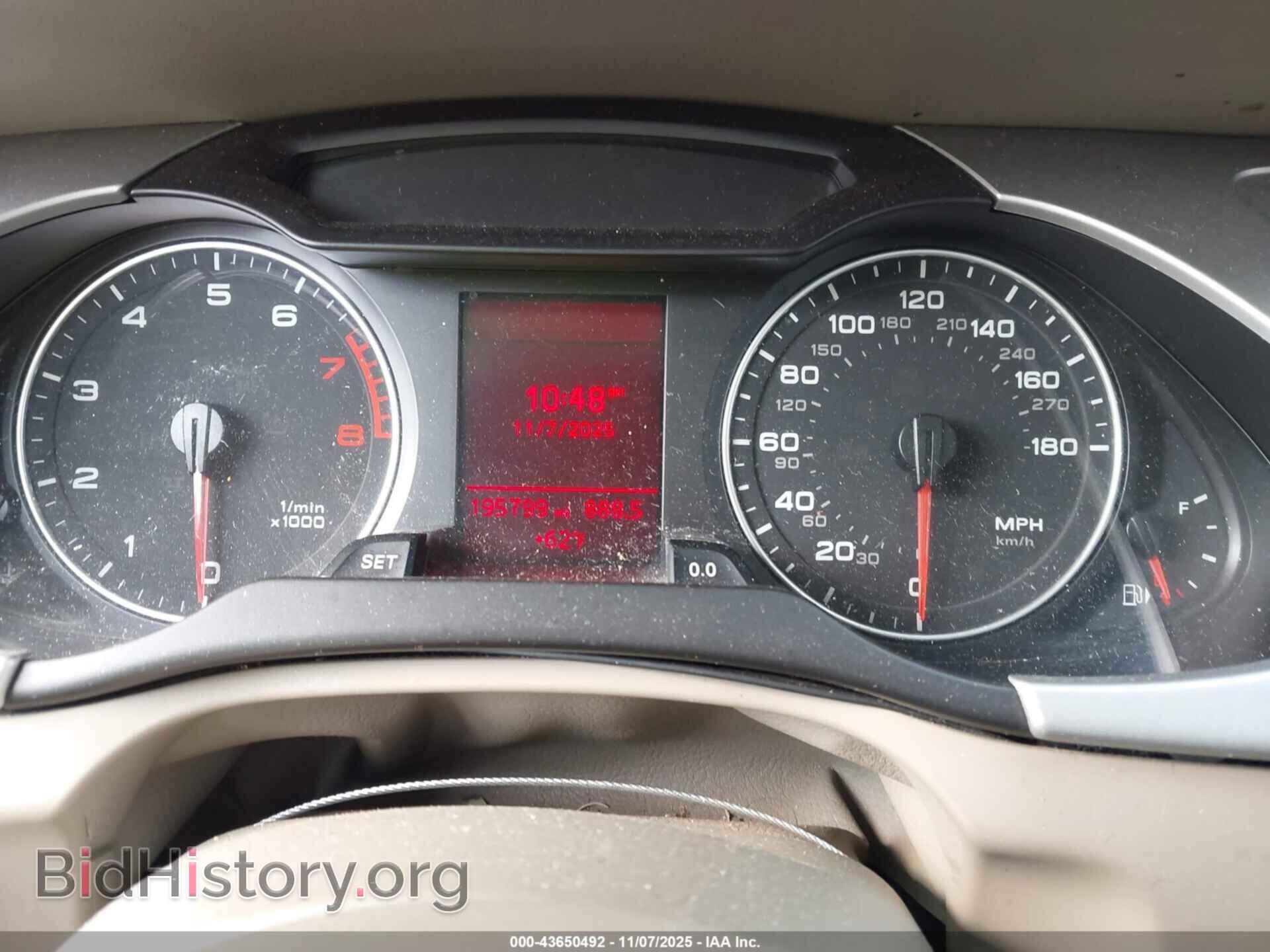 2011 AUDI A4 - VIN: WAUFFAFL1BN048562 - Фото 7