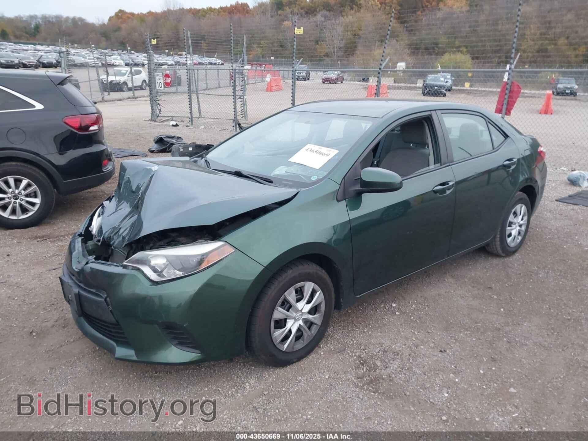 2014 TOYOTA COROLLA - VIN: 5YFBPRHE2EP069620 - Фото 2
