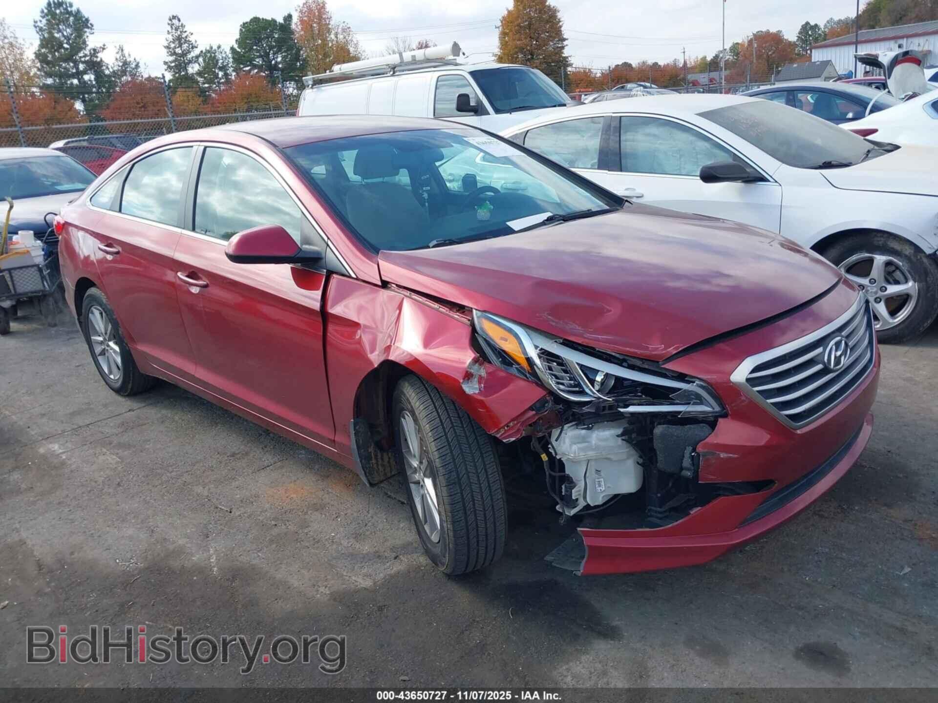Фотография 5NPE24AF9GH291587 - HYUNDAI SONATA 2016