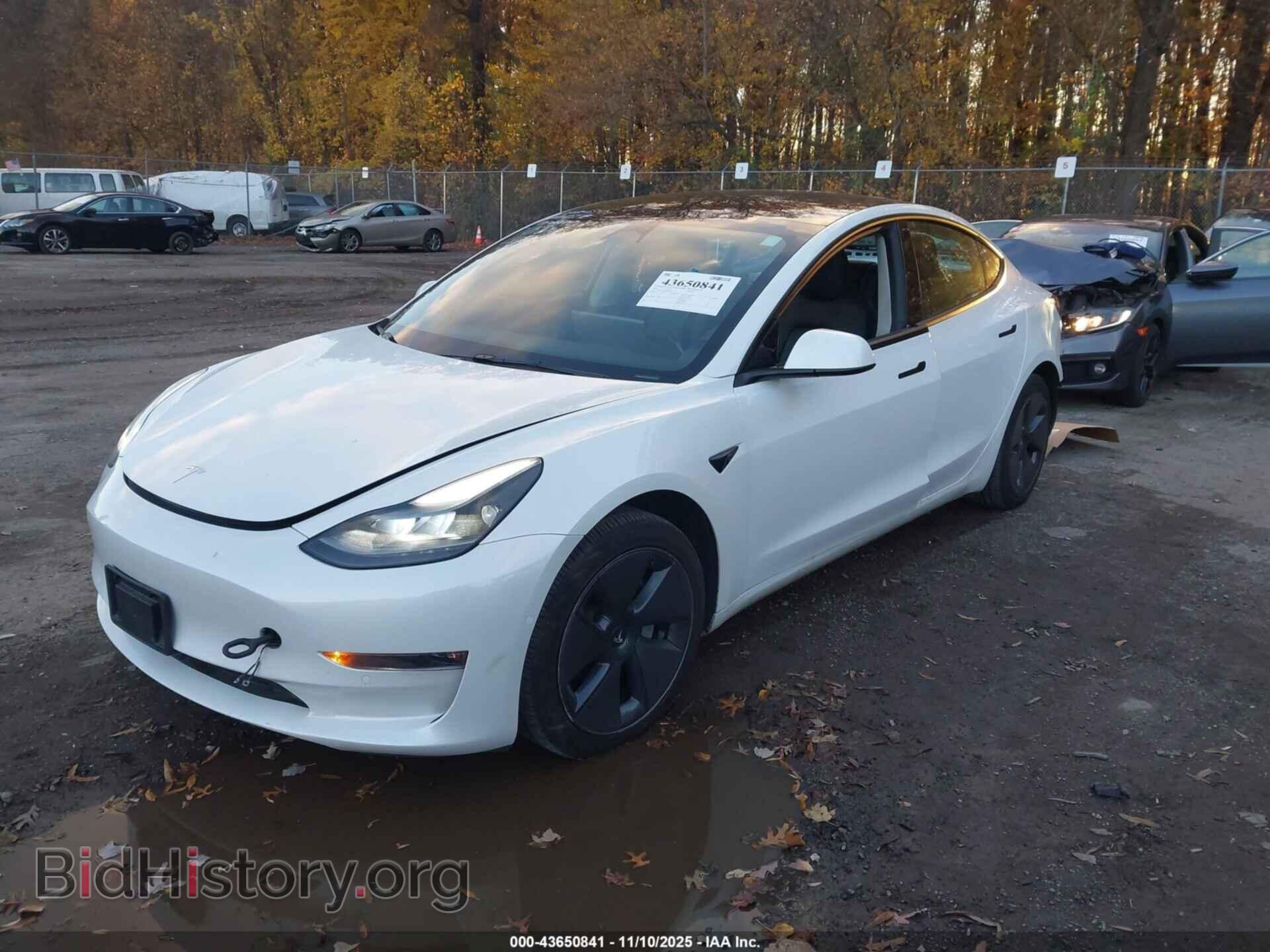 2022 TESLA MODEL 3 - VIN: 5YJ3E1EB2NF255806 - Фото 2