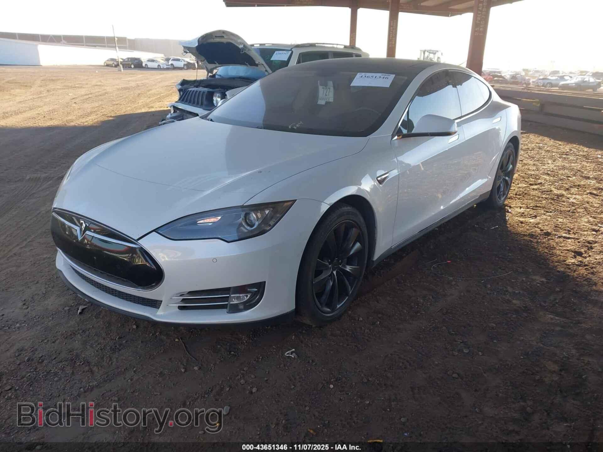2014 TESLA MODEL S - VIN: 5YJSA1S16EFP35740 - Photo 2