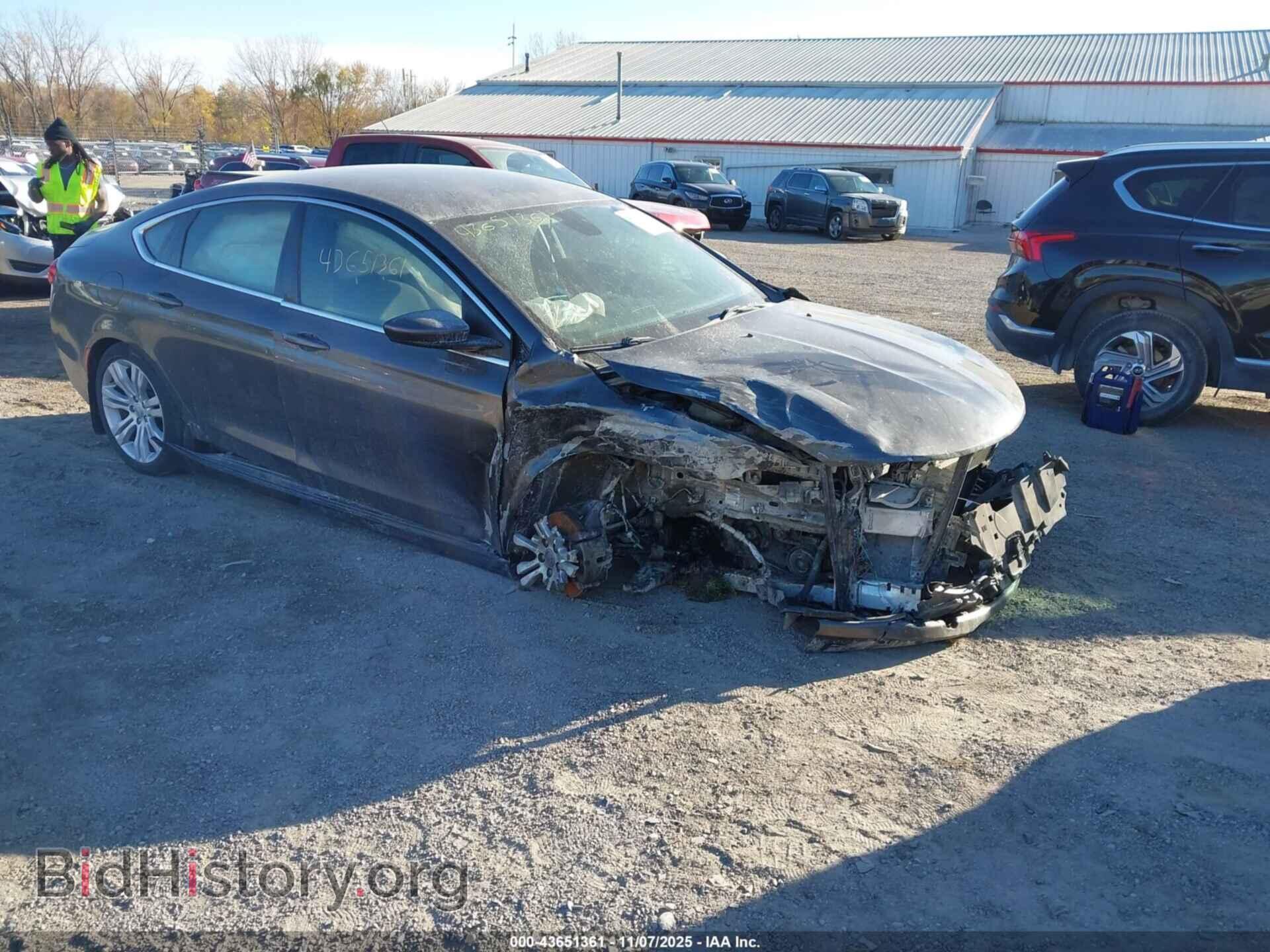 Фотография 1C3CCCAB1FN651613 - CHRYSLER 200 2015