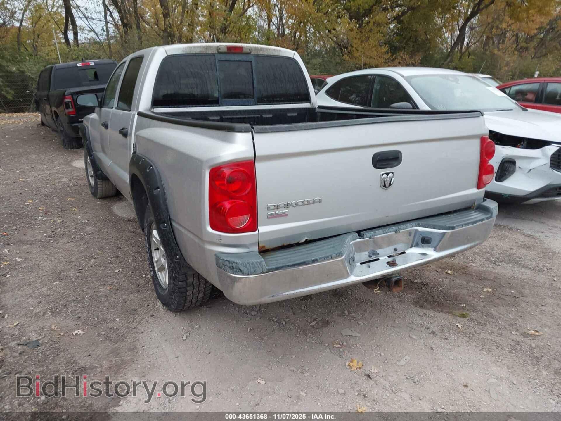 2005 DODGE DAKOTA - VIN: 1D7HW48K55S277646 - Фото 3