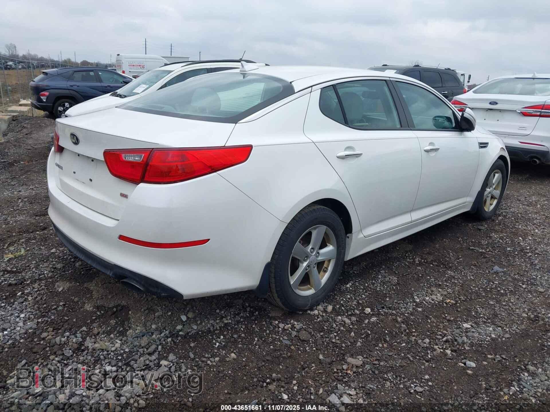 2015 KIA OPTIMA - VIN: KNAGM4A77F5641743 - Фото 4