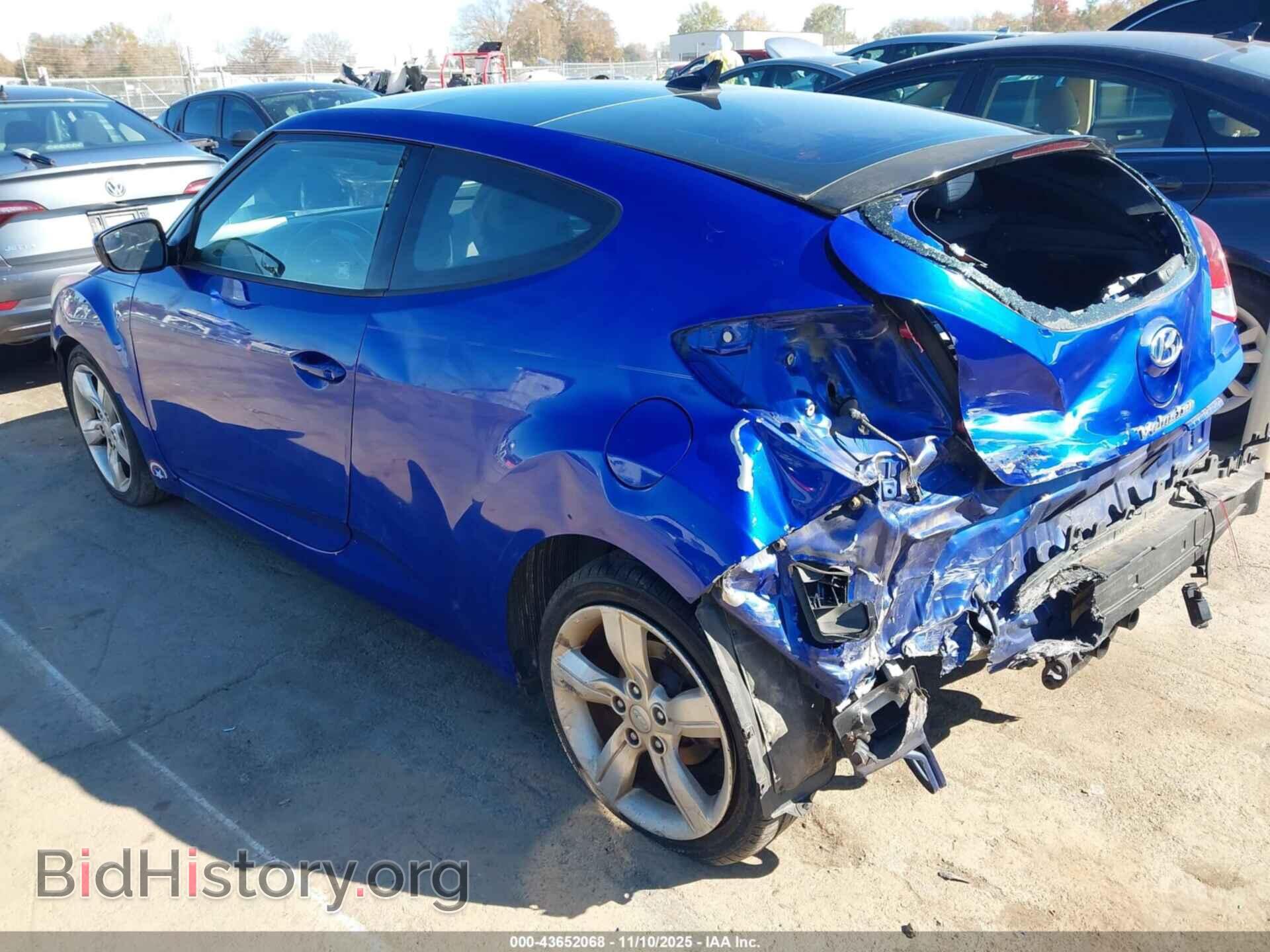 2014 HYUNDAI VELOSTER - VIN: KMHTC6AD0EU216967 - Фото 3