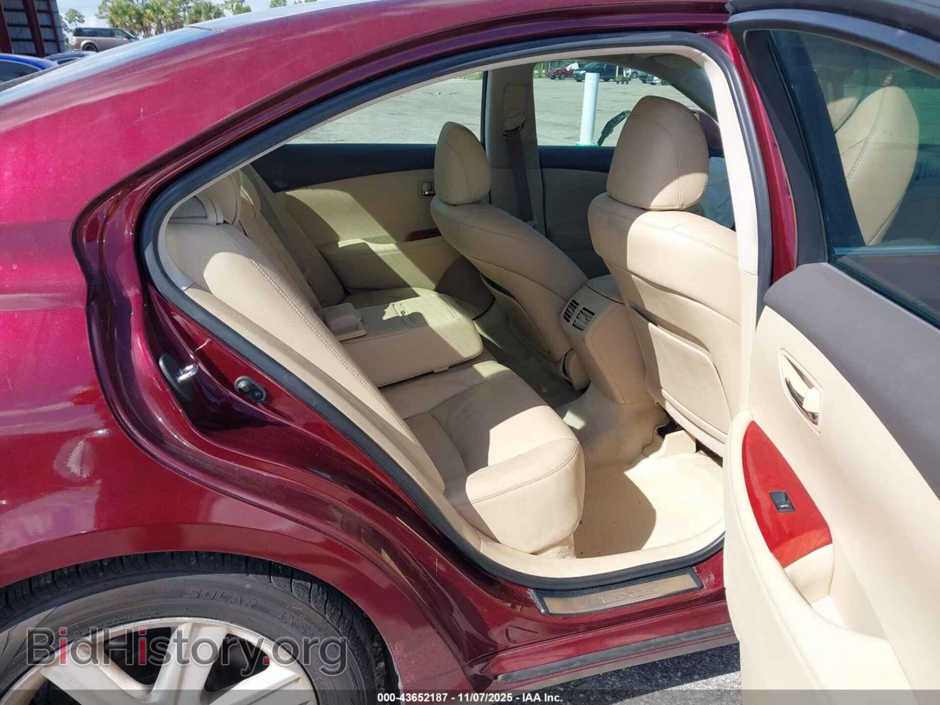 2007 LEXUS ES 350 - VIN: JTHBJ46G772135670 - Фото 8
