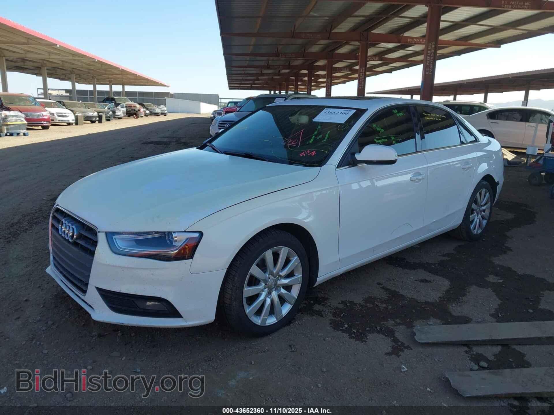 2013 AUDI A4 - VIN: WAUAFAFL7DN027521 - Фото 2