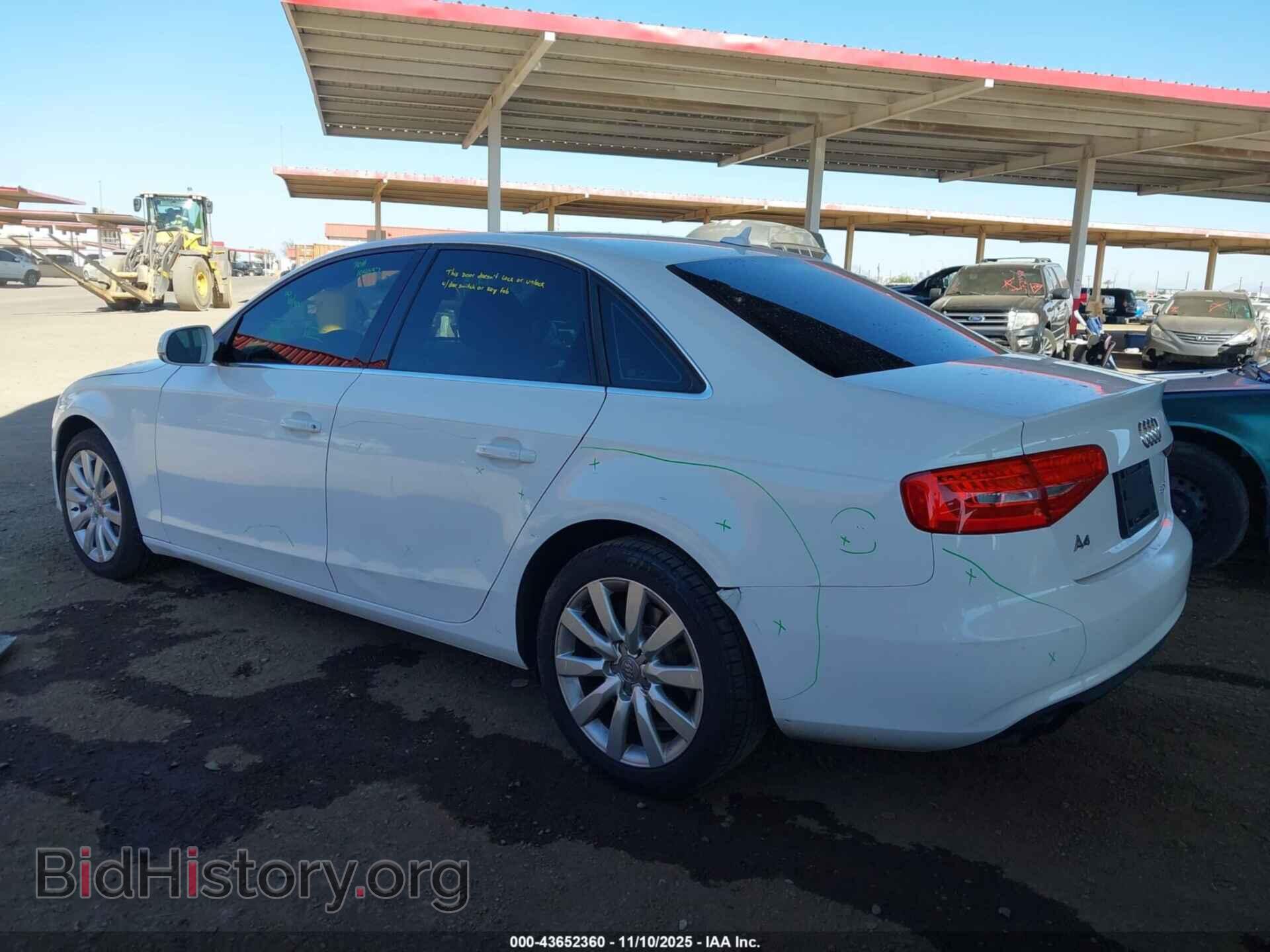 2013 AUDI A4 - VIN: WAUAFAFL7DN027521 - Фото 3