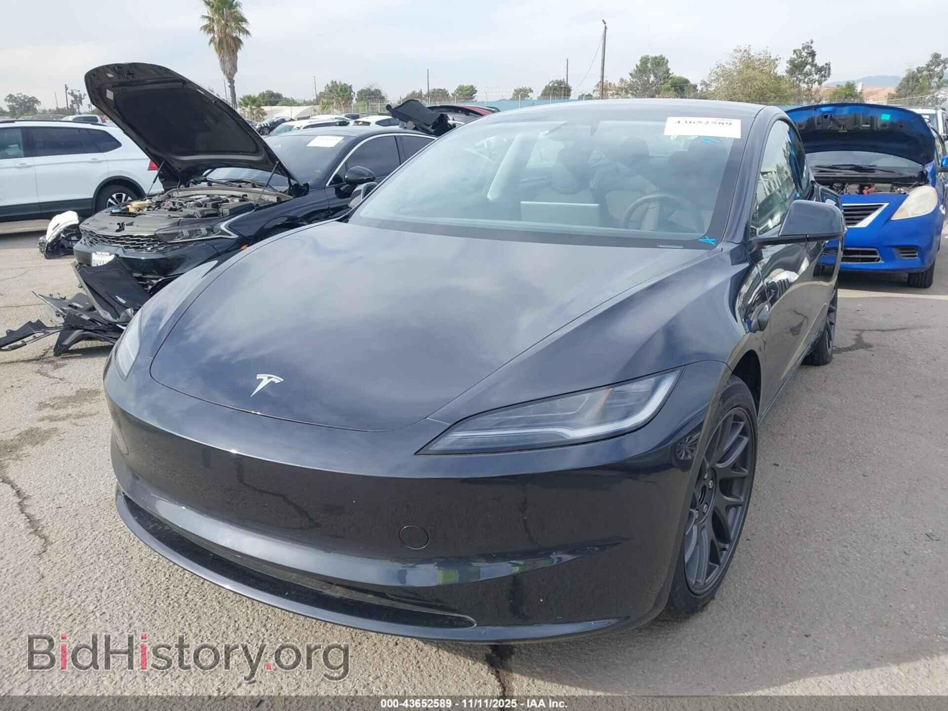 2025 TESLA MODEL 3 - VIN: 5YJ3E1EA2SF983337 - Фото 2