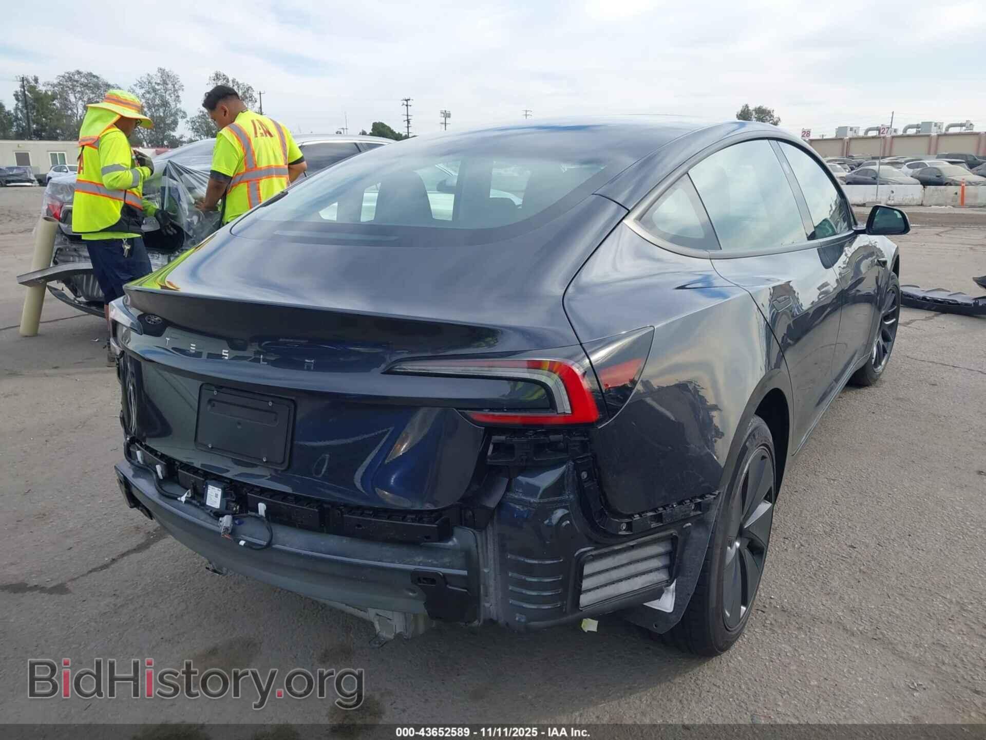 2025 TESLA MODEL 3 - VIN: 5YJ3E1EA2SF983337 - Фото 4