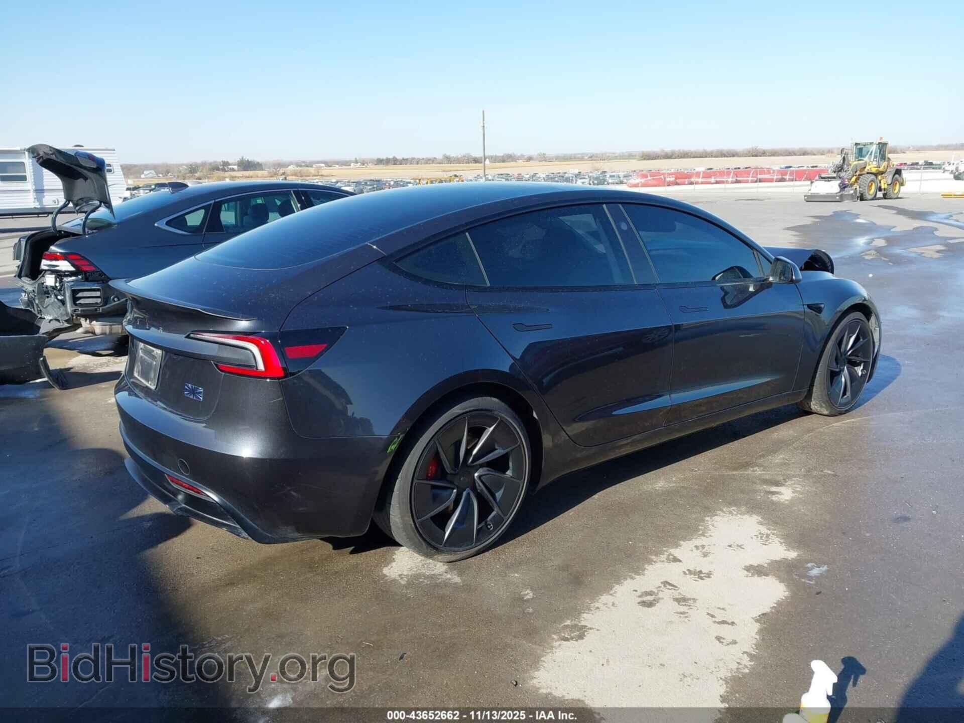 2024 TESLA MODEL 3 - VIN: 5YJ3E1ET4RF830549 - Фото 4