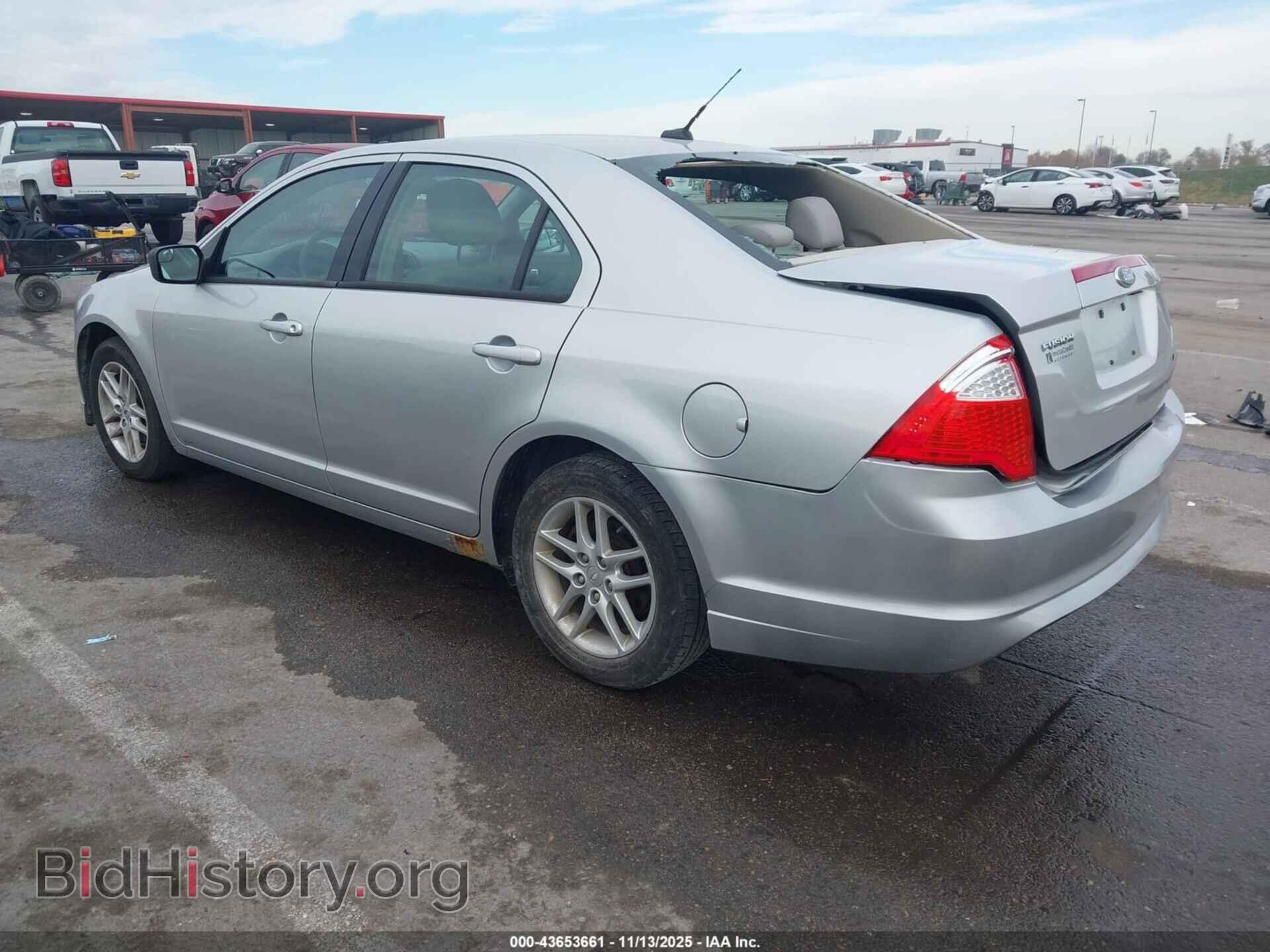 2012 FORD FUSION - VIN: 3FAHP0GA3CR127039 - Фото 3