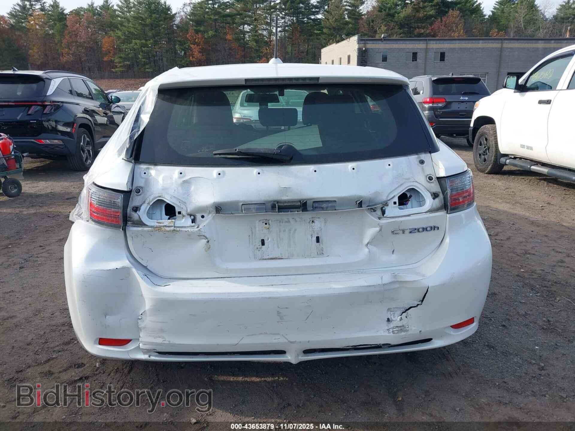 2012 LEXUS CT 200H - VIN: JTHKD5BH2C2088005 - Фото 6