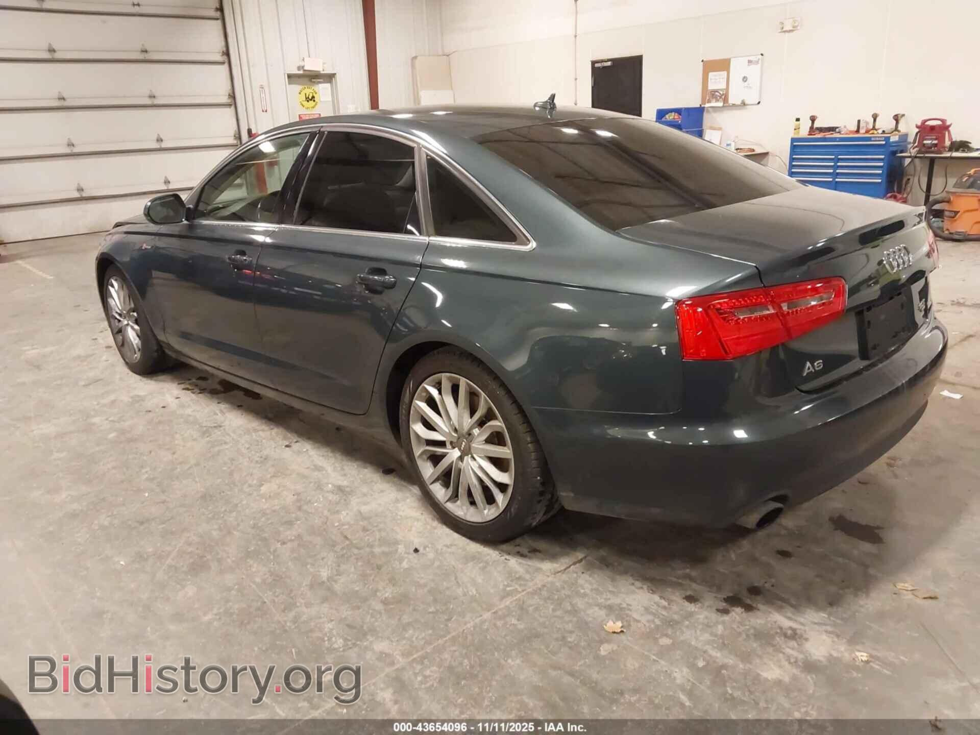 2012 AUDI A6 - VIN: WAUGGAFC5CN127767 - Фото 3