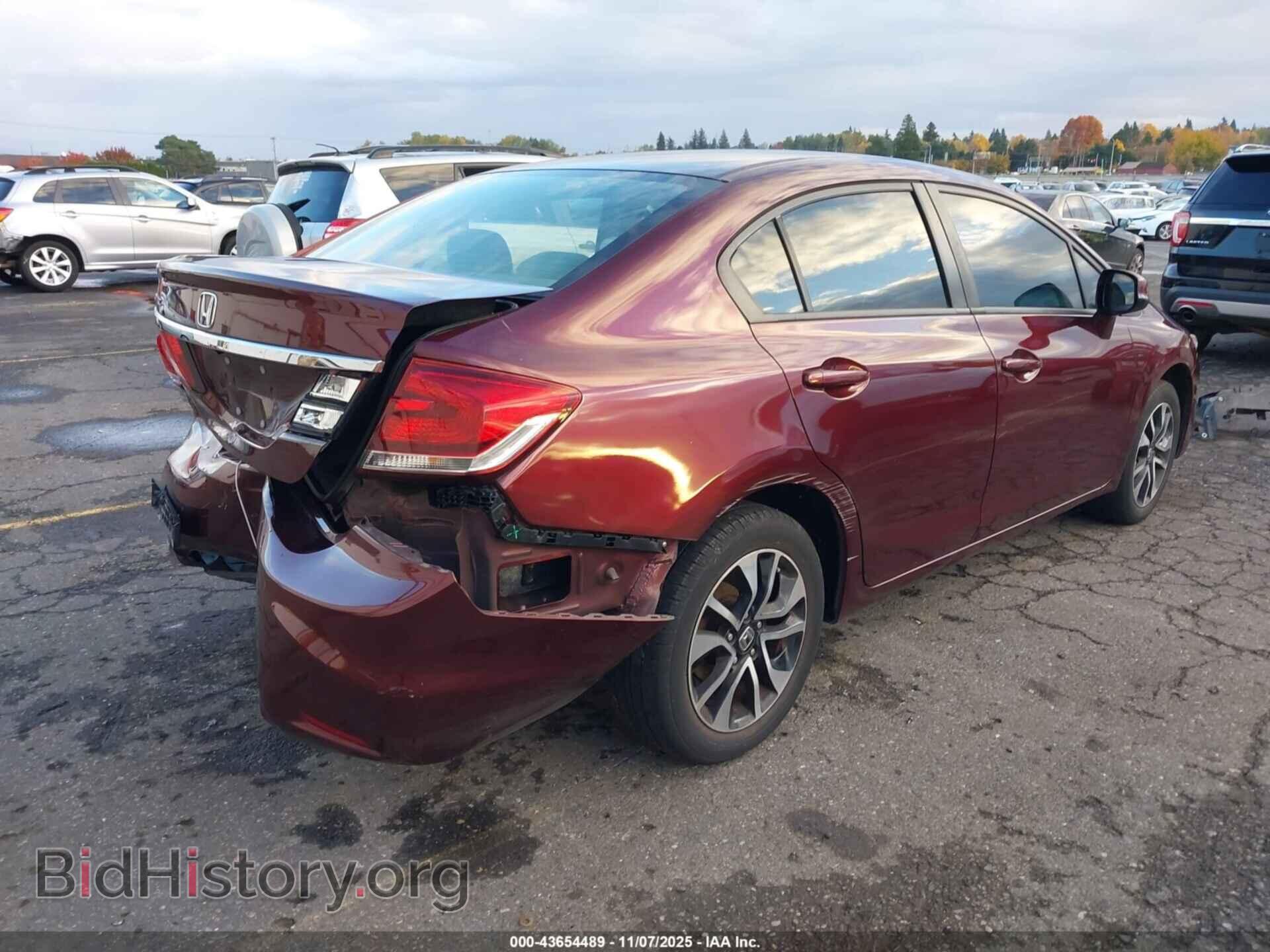 2013 HONDA CIVIC - VIN: 19XFB2F85DE270948 - Фото 4