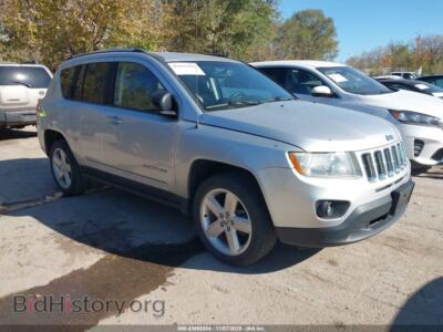 2013 Jeep COMPASS Limited, серебристый — VIN 1C4NJCCB9DD190851, IAAI