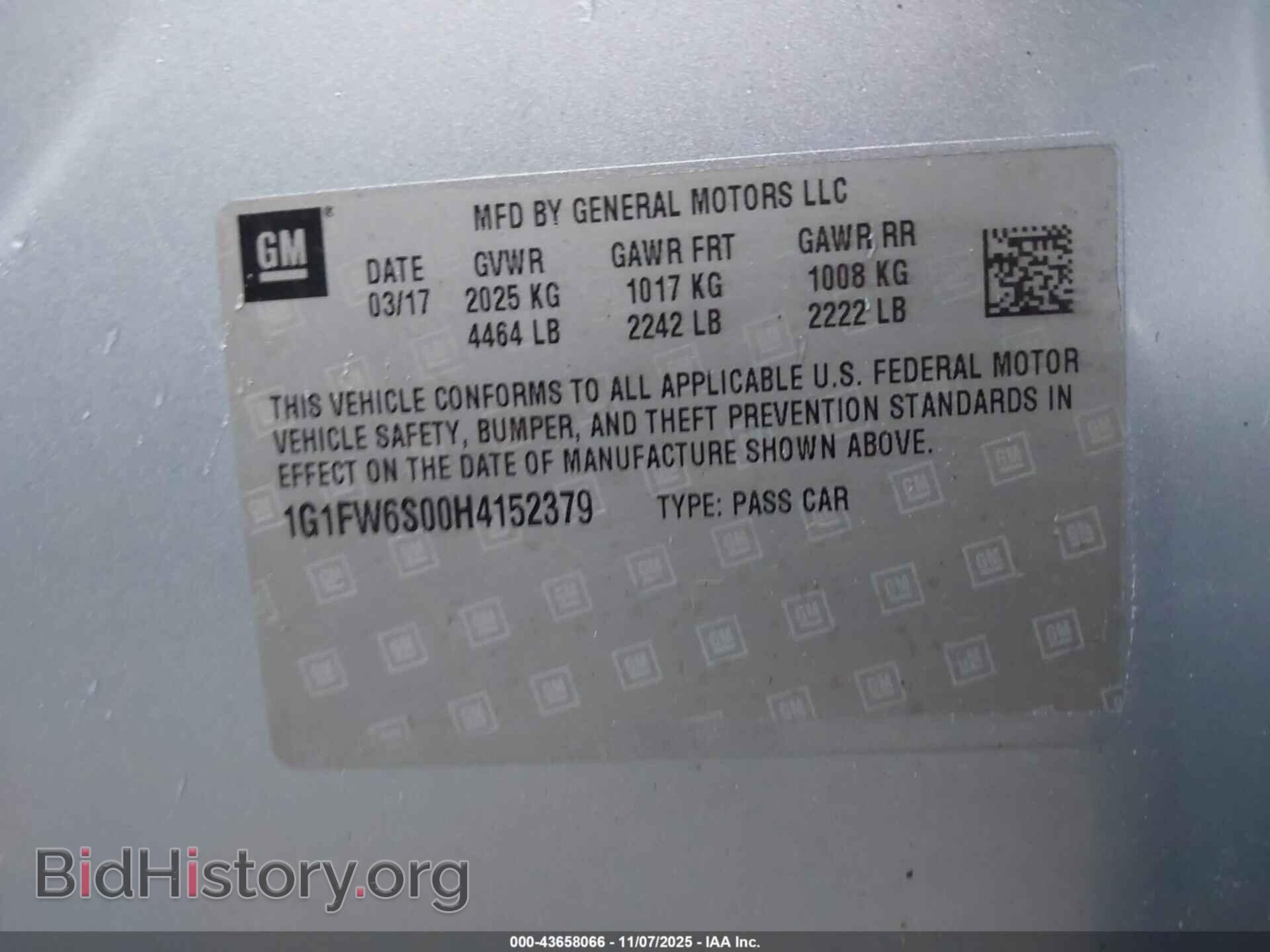 2017 CHEVROLET BOLT EV - VIN: 1G1FW6S00H4152379 - Фото 9