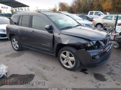 2014 Jeep COMPASS HIGH ALTITUDE, gray — VIN 1C4NJCEA8ED849301, IAAI