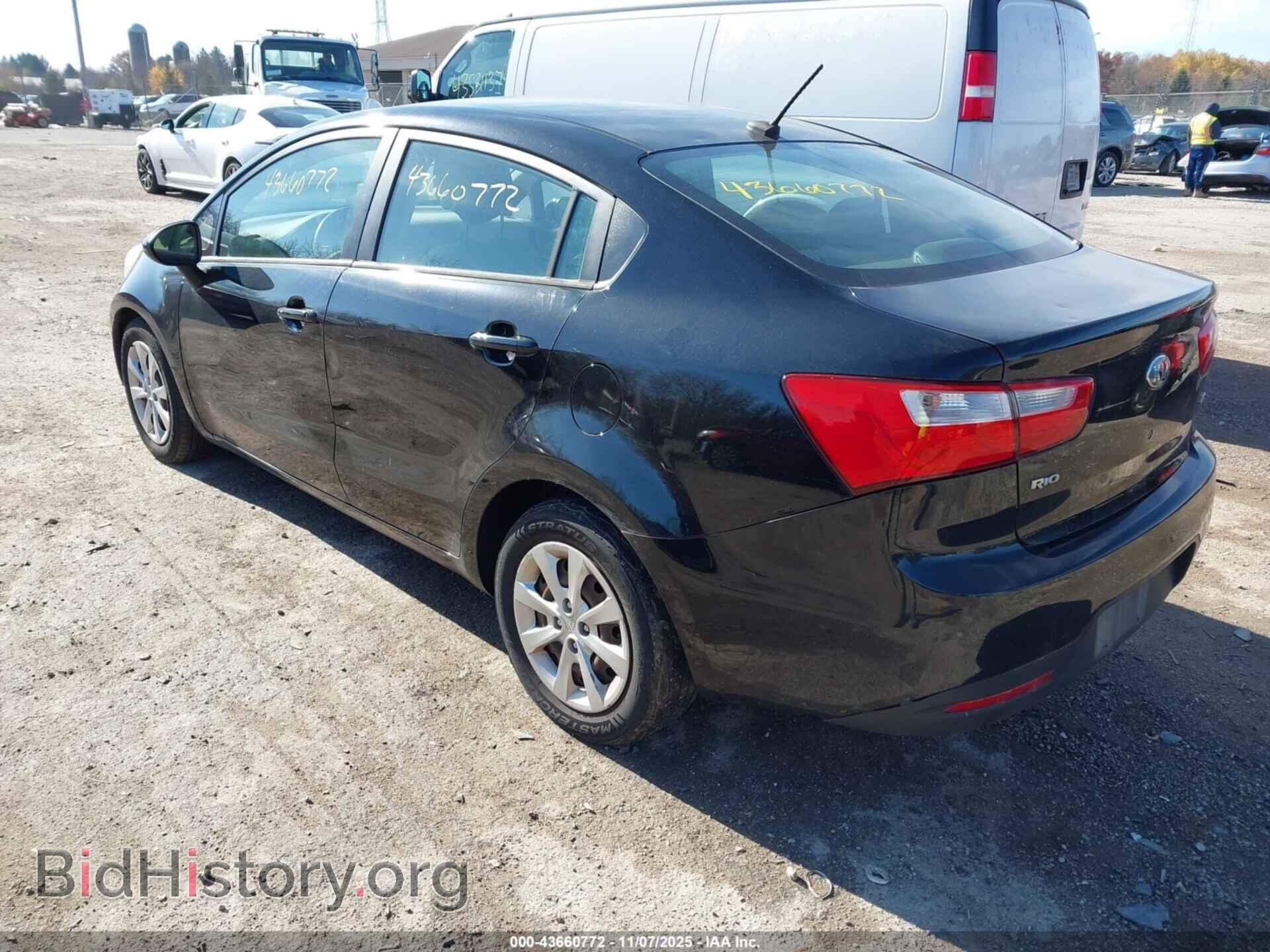 2014 KIA RIO - VIN: KNADM4A34E6395243 - Фото 3