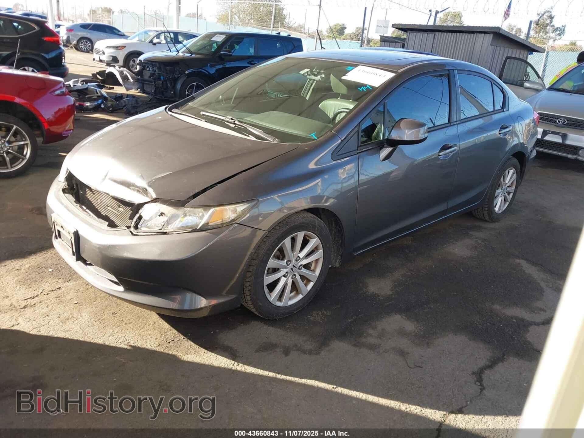 2012 HONDA CIVIC - VIN: 2HGFB2F9XCH590876 - Фото 2