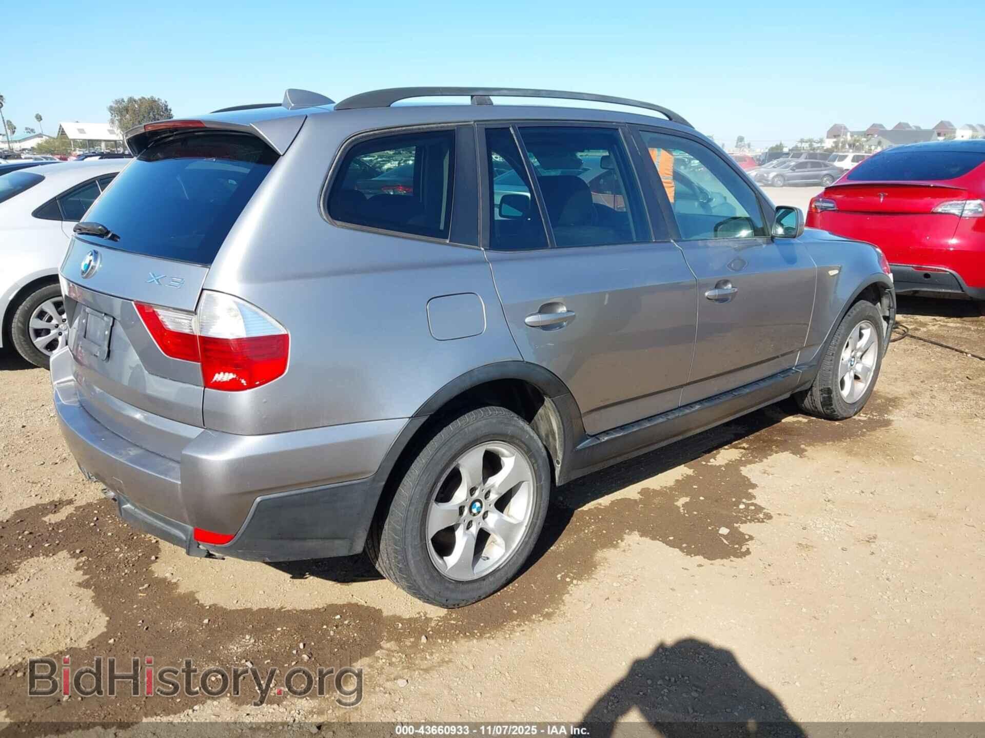 2007 BMW X3 - VIN: WBXPC93447WF16867 - Фото 4