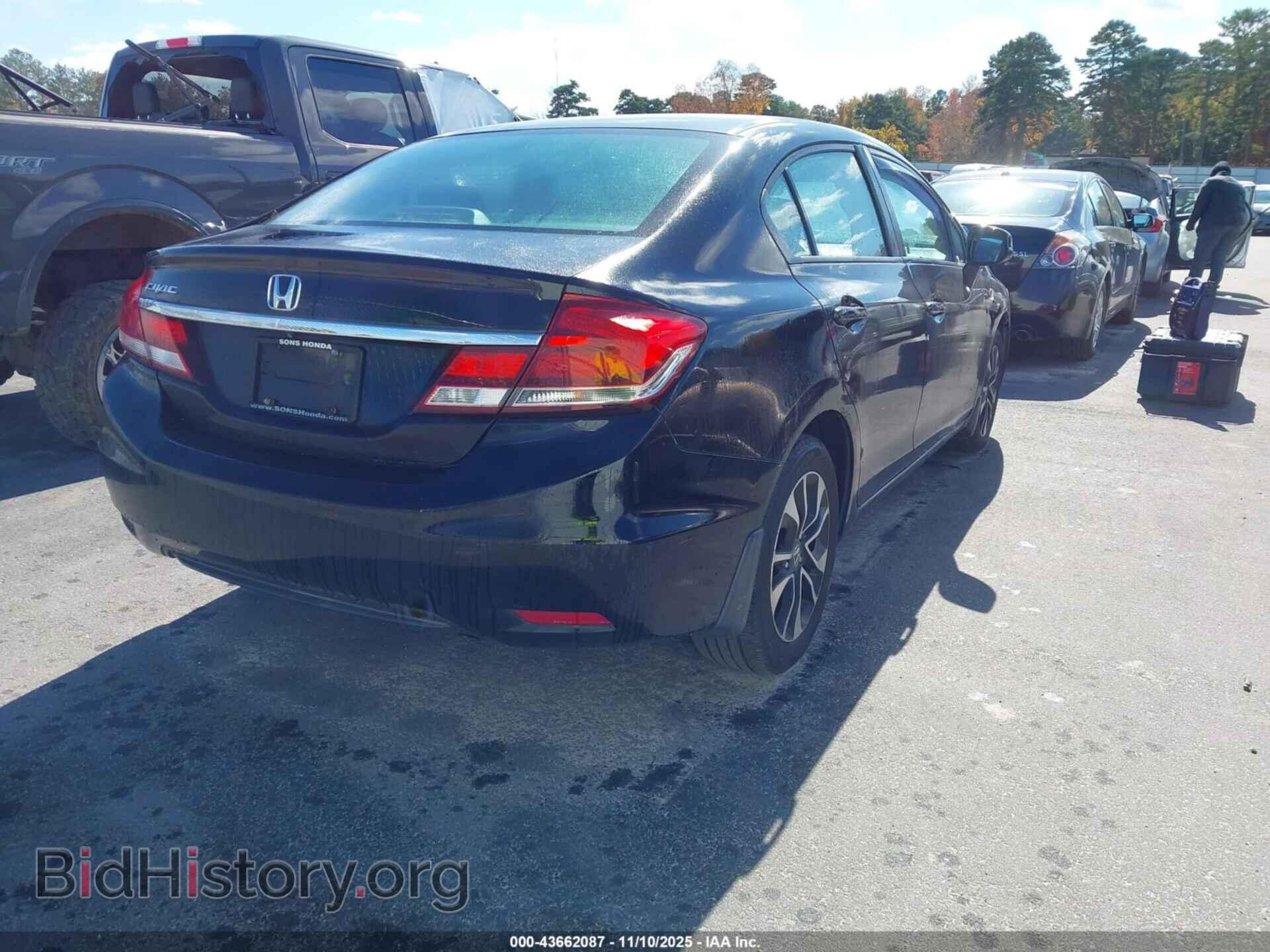 2013 HONDA CIVIC - VIN: 19XFB2F84DE247127 - Фото 4