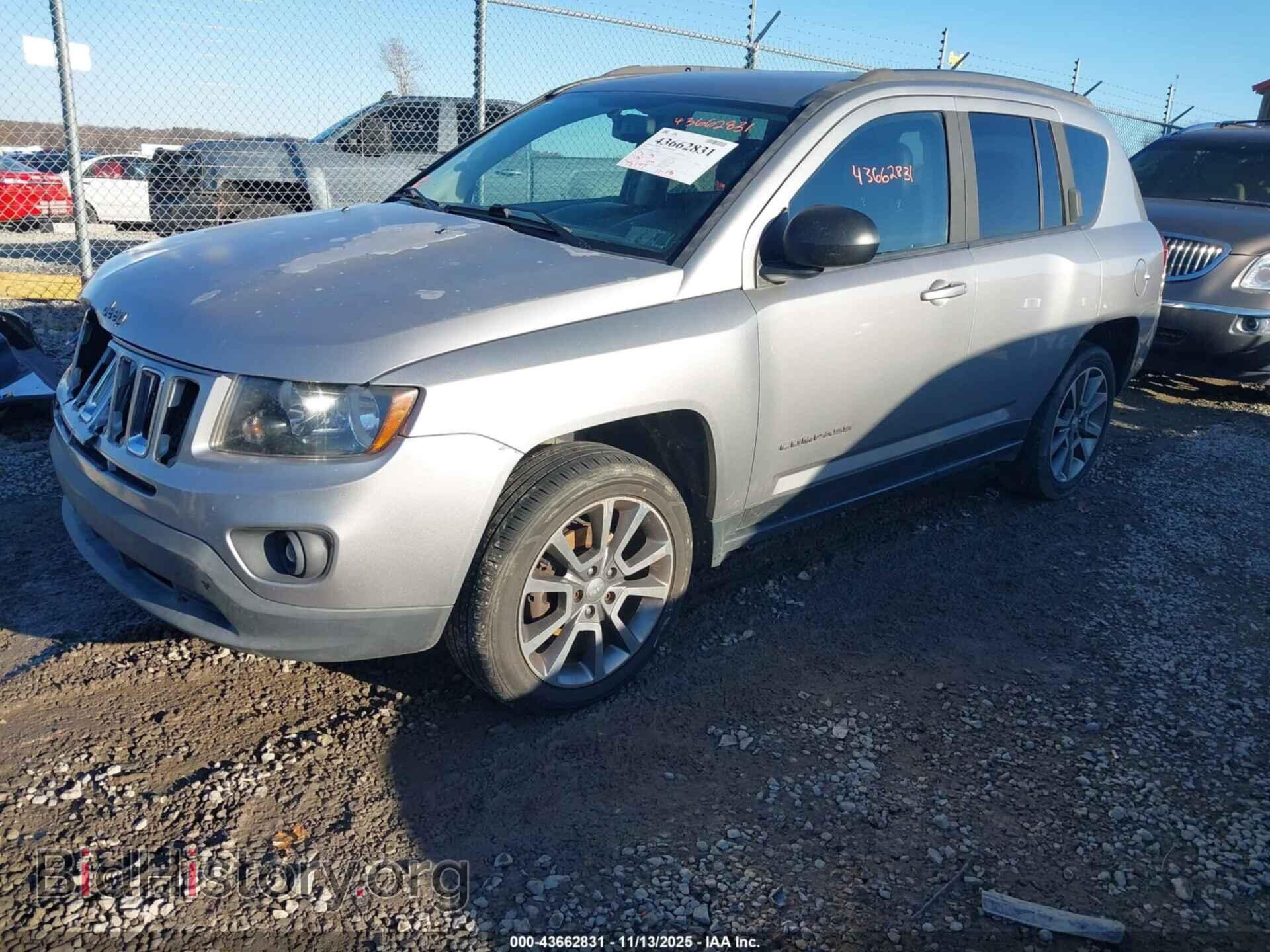 2016 JEEP COMPASS - VIN: 1C4NJDBB8GD587608 - Фото 2