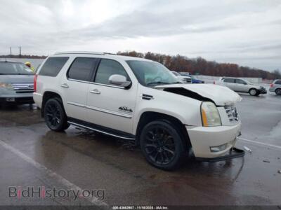 2011 Cadillac ESCALADE Standard, белый — VIN 1GYS4AEF3BR373123, IAAI