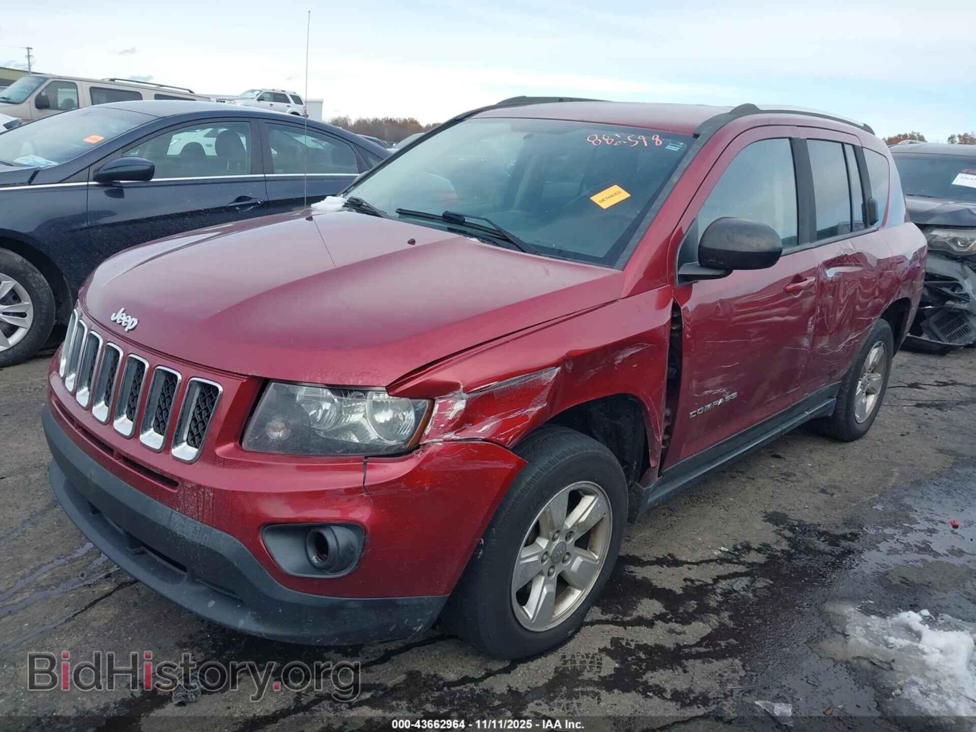 2014 JEEP COMPASS - VIN: 1C4NJCBA7ED882598 - Фото 2