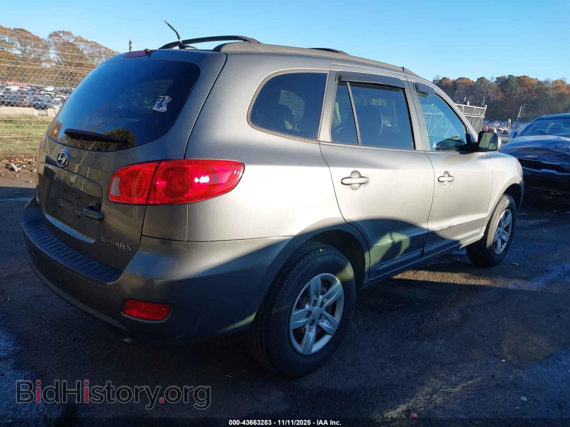 2009 HYUNDAI SANTA FE - VIN: 5NMSG13D09H294649 - Фото 4