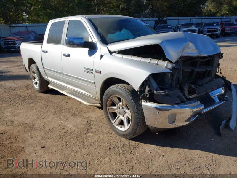 2018 RAM 1500 Lone Star Silver 4X4 5'7 Box (VIN 1C6RR7LT5JS158648) — фото 1 из 22, IAAI, повреждение: передняя часть
