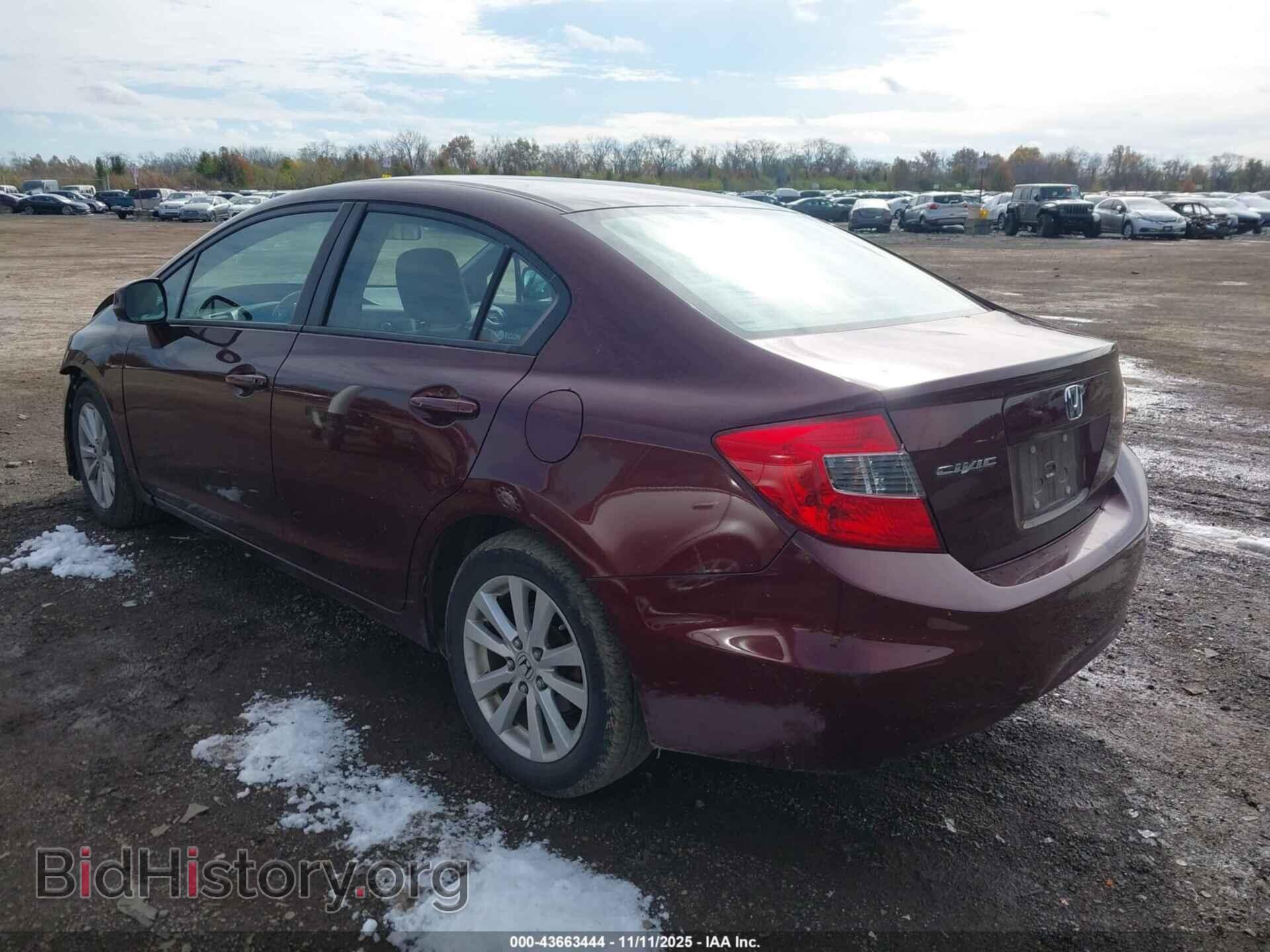 2012 HONDA CIVIC - VIN: 19XFB2F98CE066801 - Фото 3