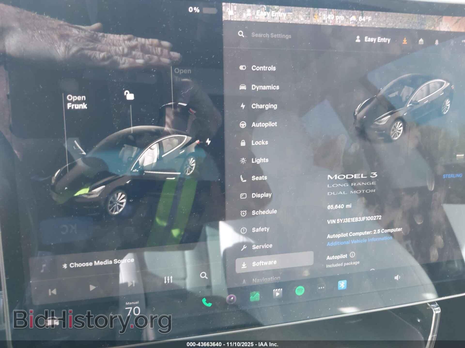 2018 TESLA MODEL 3 - VIN: 5YJ3E1EB3JF100272 - Фото 7